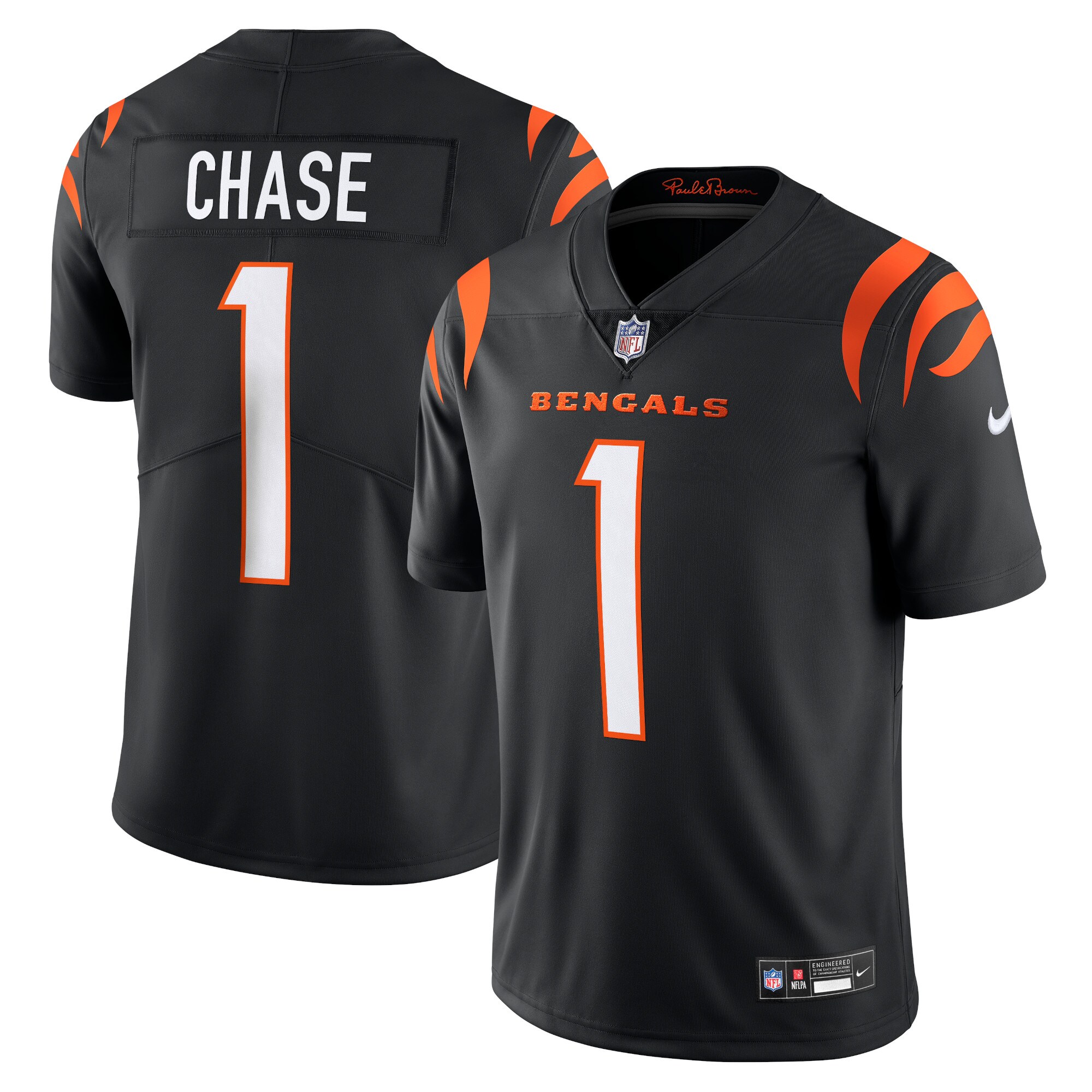 Ja'Marr Chase Cincinnati Bengals  Vapor Untouchable Limited Jersey - Black