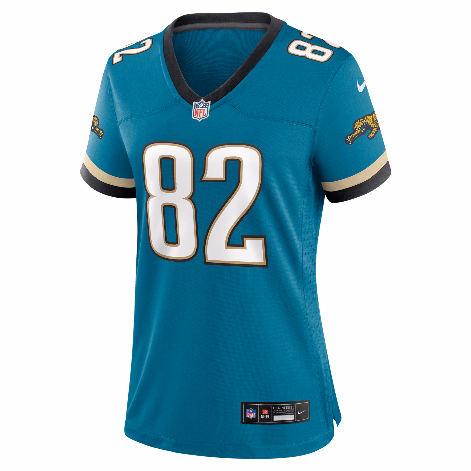Jimmy Smith Jacksonville Jaguars Women's Prowler Throwback Retired Player Game Jersey - Teal