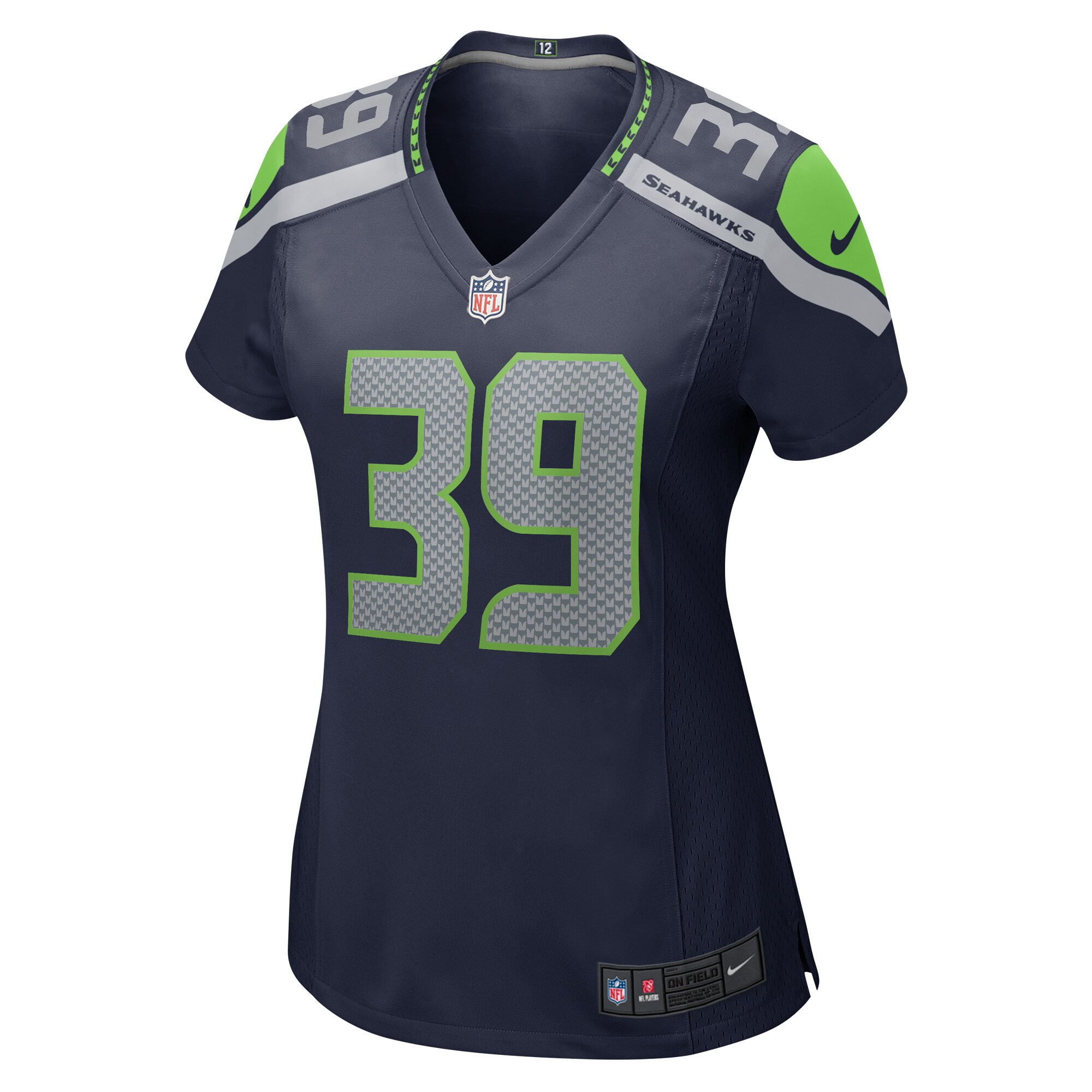 Teez Tabor Seattle Seahawks  Women's Home Game Player Jersey - College Navy