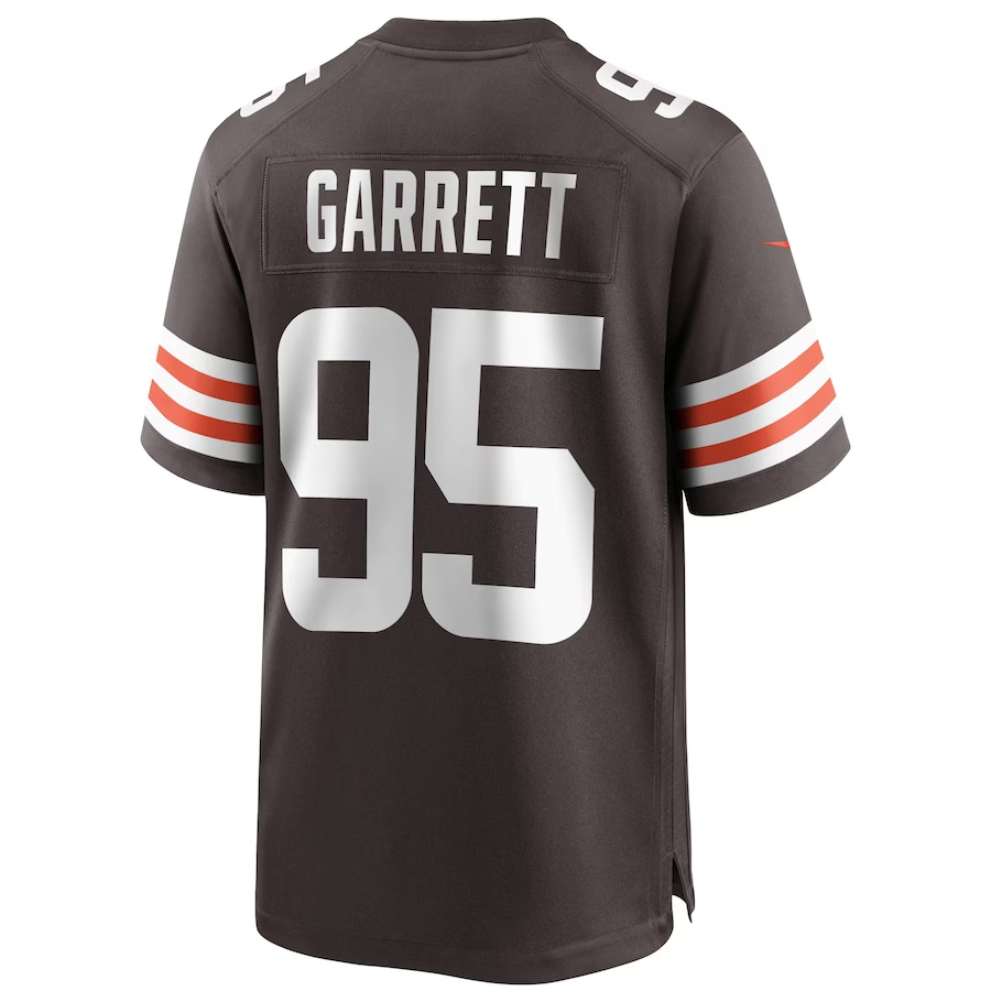 Men's Myles Garrett #95 Brown Cleveland Browns Player Game Jersey