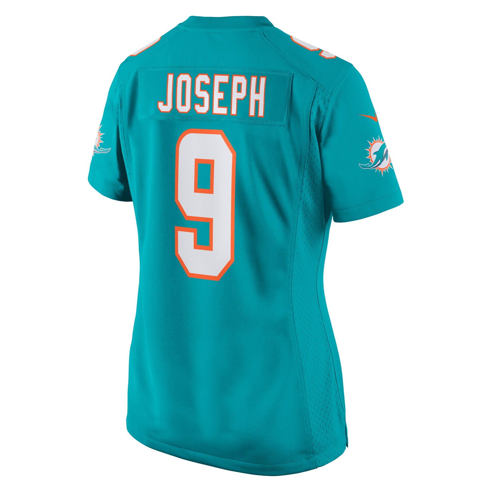 Kelvin Joseph Miami Dolphins Women's Team Game Jersey -  Aqua