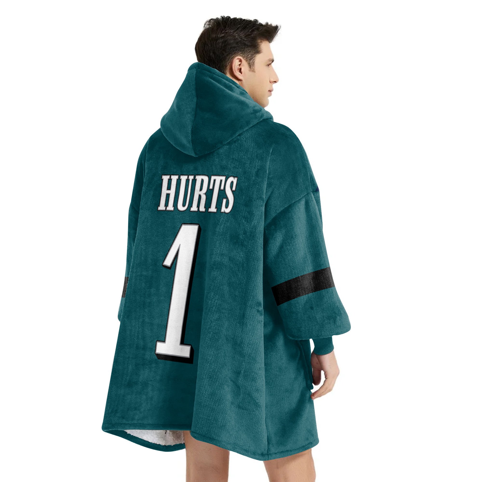 Adult 1 Philadelphia Football Unisex Blanket Hoodie