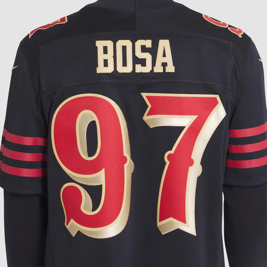 Nick Bosa #97 San Francisco 49ers 2025 Rivalries Collection Limited Jersey - Black
