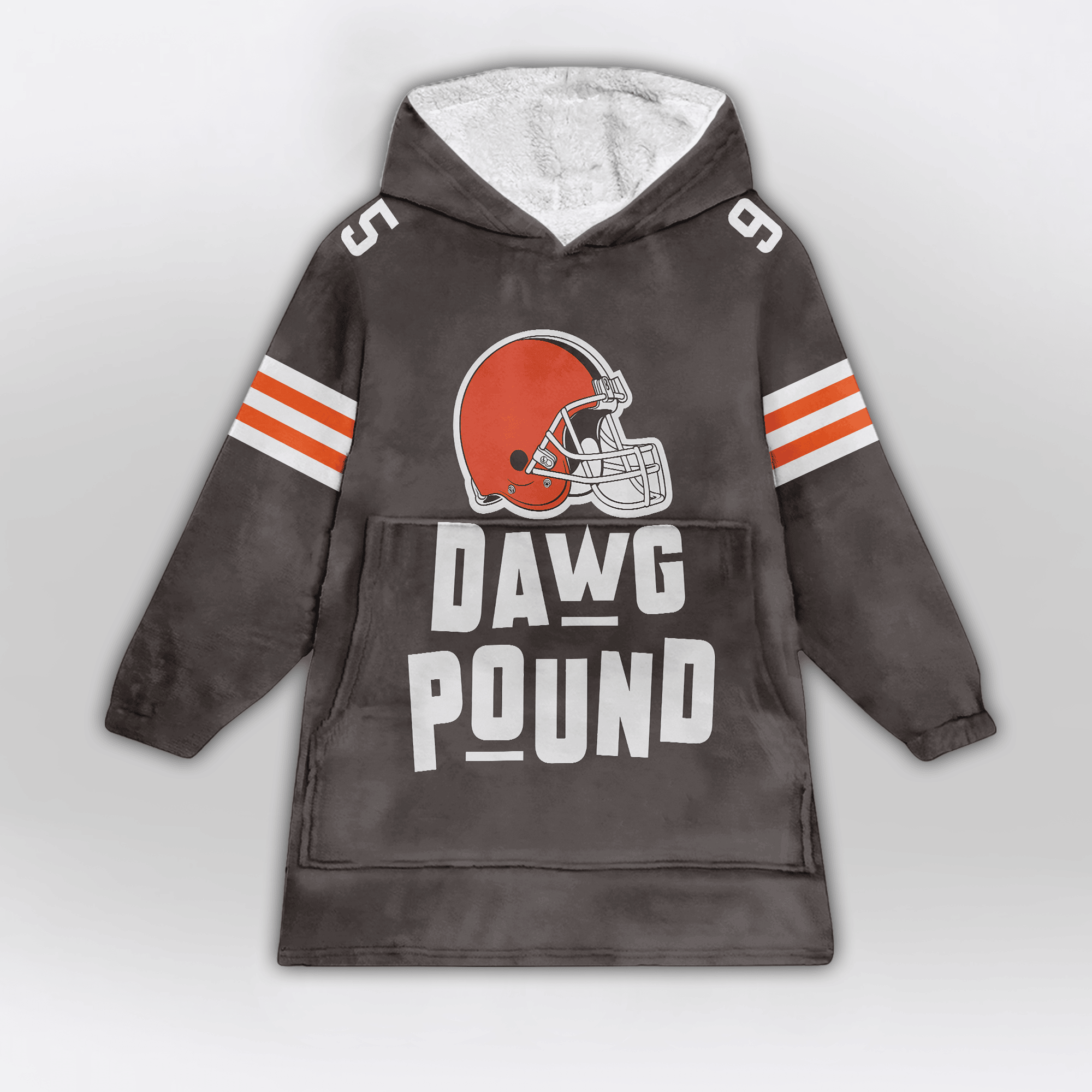 Dawg Pound Cleveland Football Unisex Blanket Hoodie