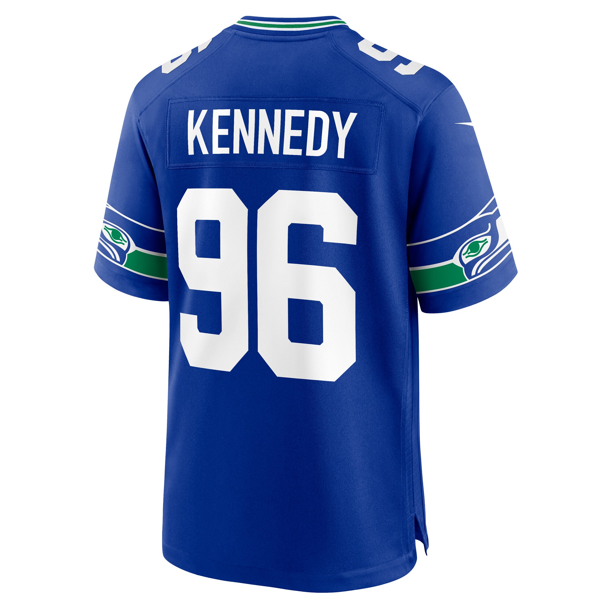 Cortez Kennedy Seattle Seahawks Throwback Retired Player Game Jersey - Royal