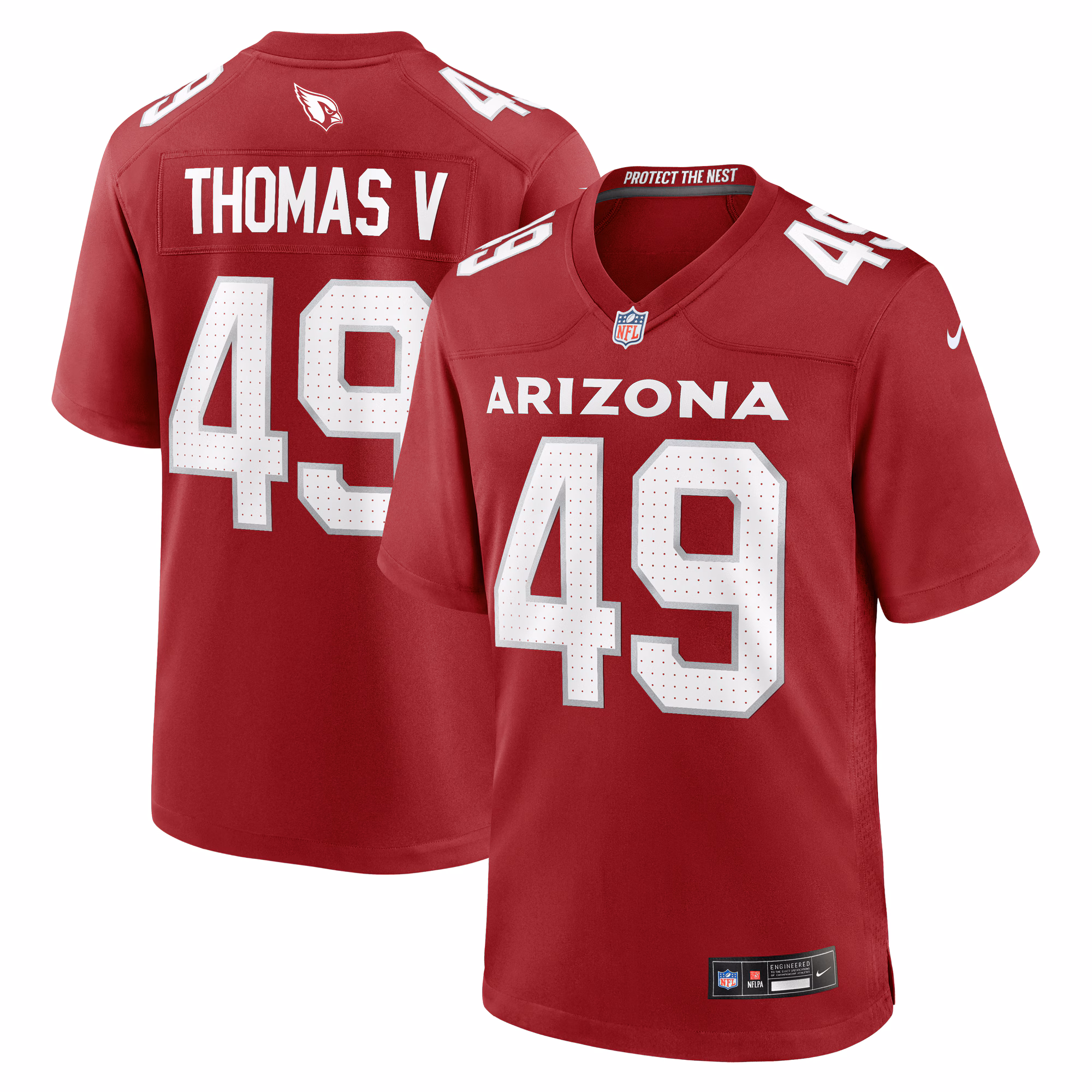 Starling Thomas V Arizona Cardinals Team Game Jersey -  Cardinal