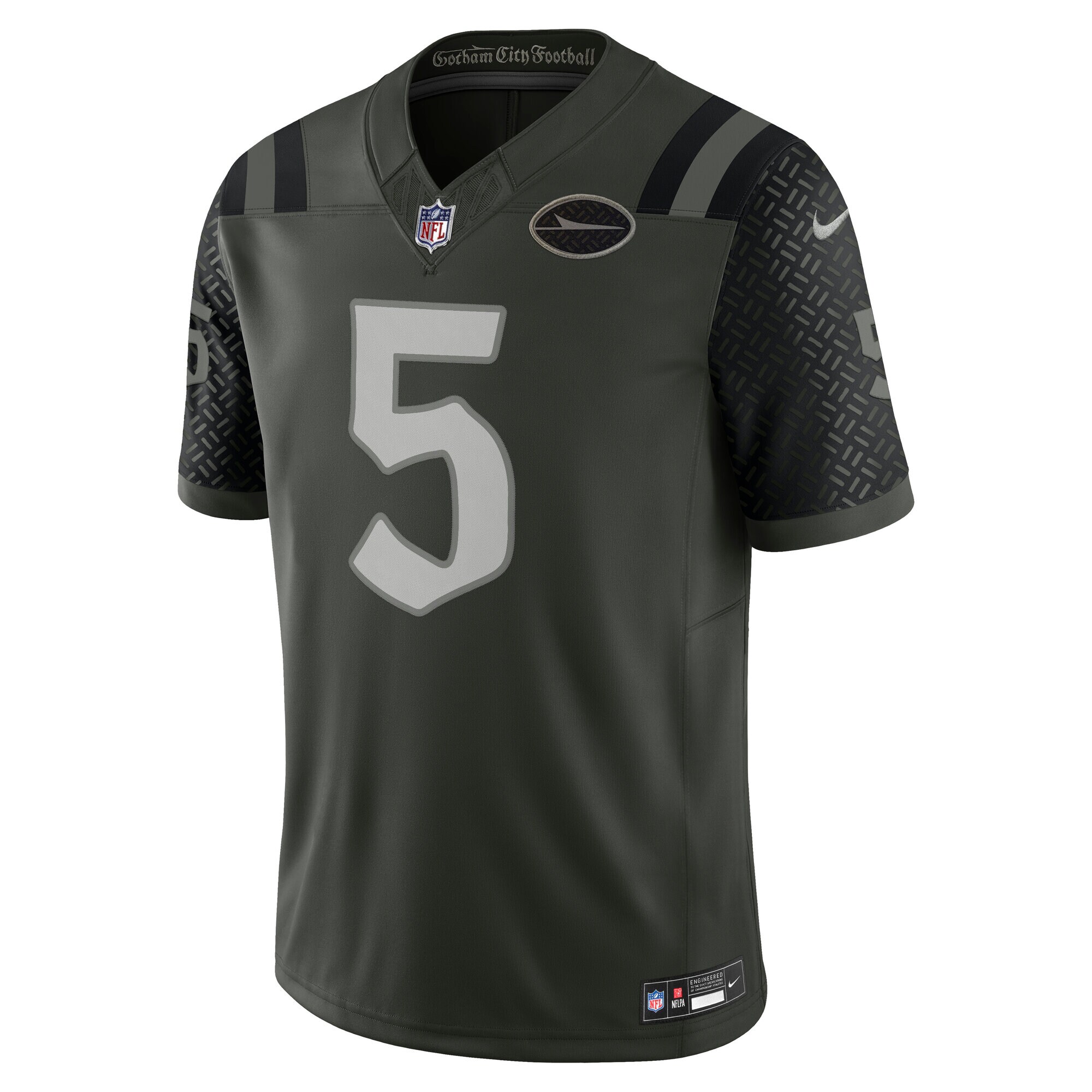 Garrett Wilson #5 New York Jets2025 Rivalries Collection Limited Jersey - Gotham Green