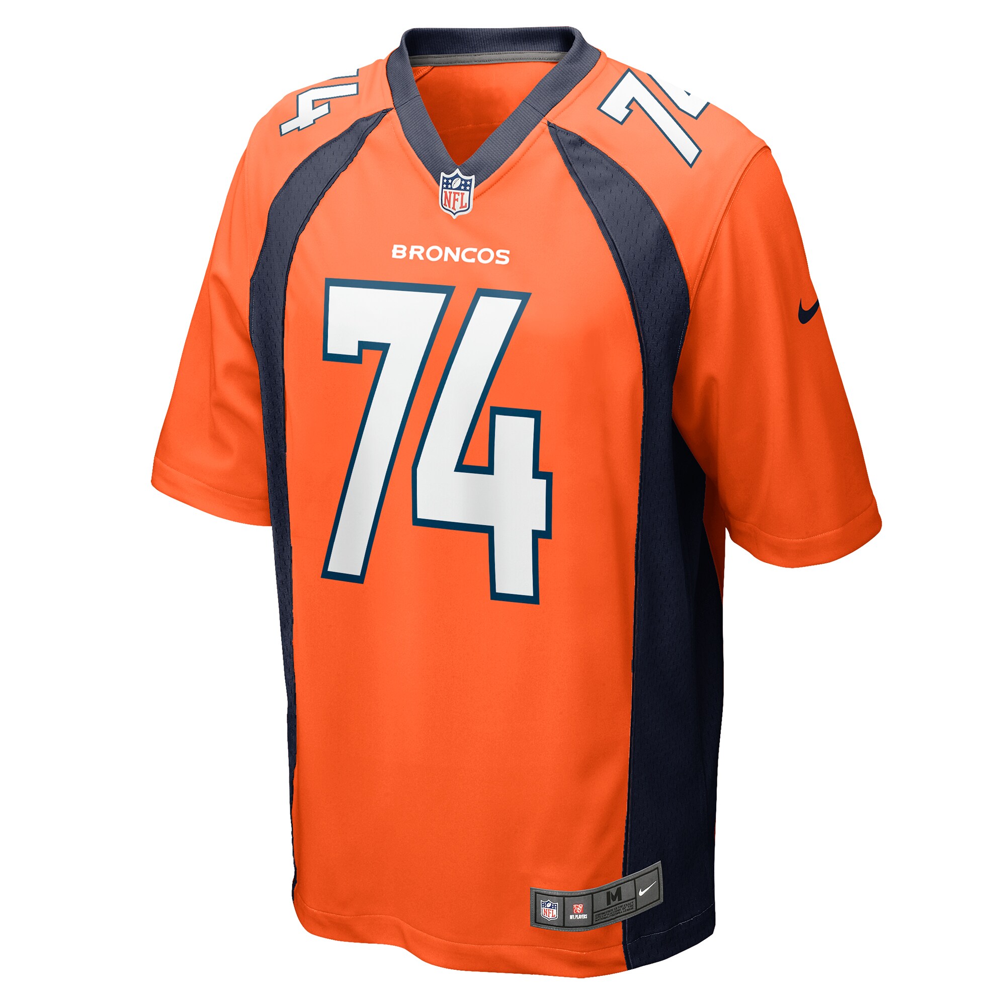 Ben Powers Denver Broncos Game Player Jersey - Orange