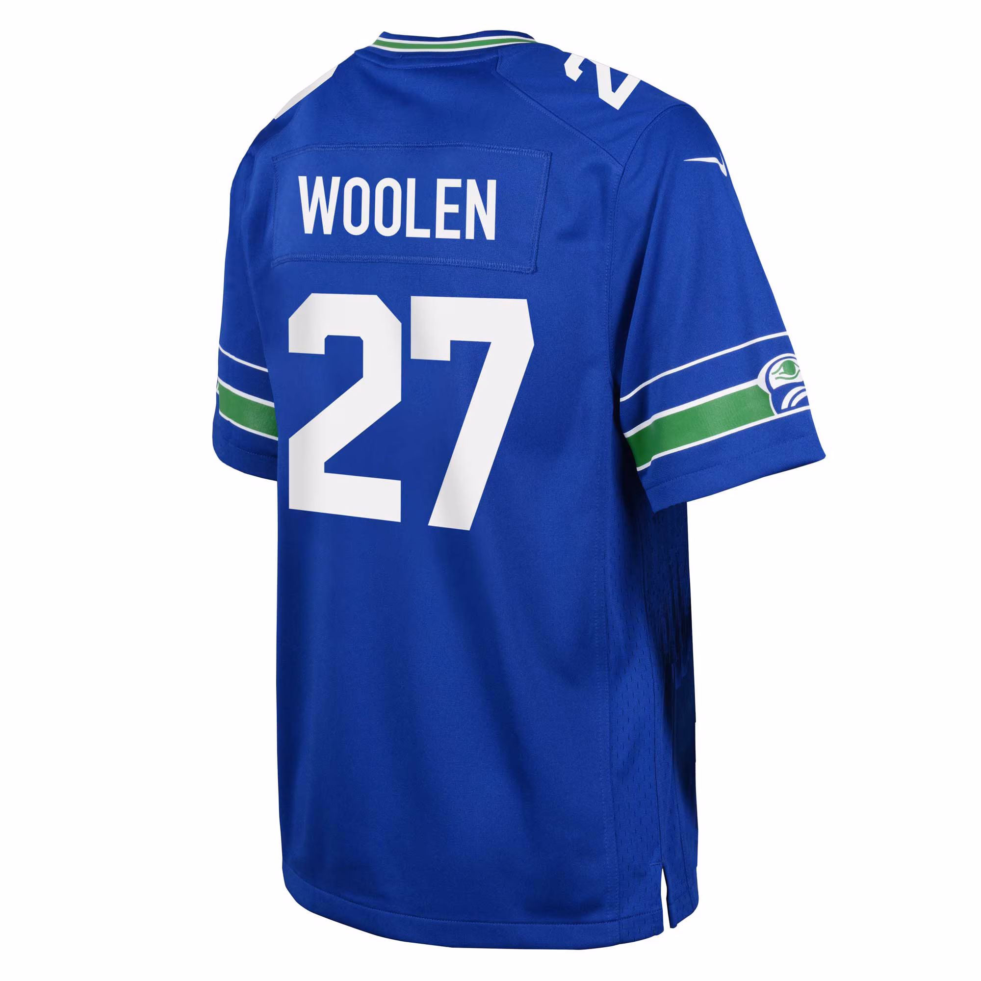 Tariq Woolen Seattle Seahawks Youth Alternate Player Game Jersey - Royal