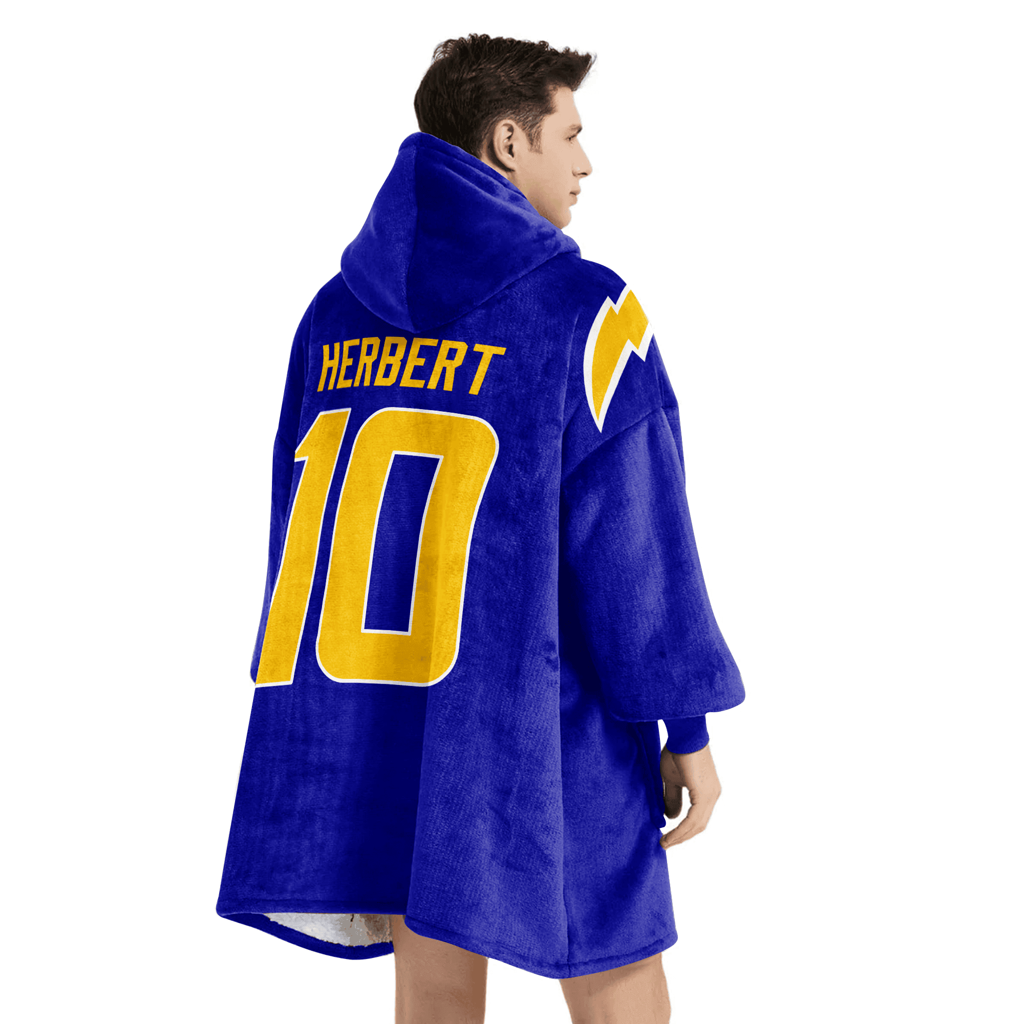 Adult 10 Los Angeles Football Unisex Blanket Hoodie