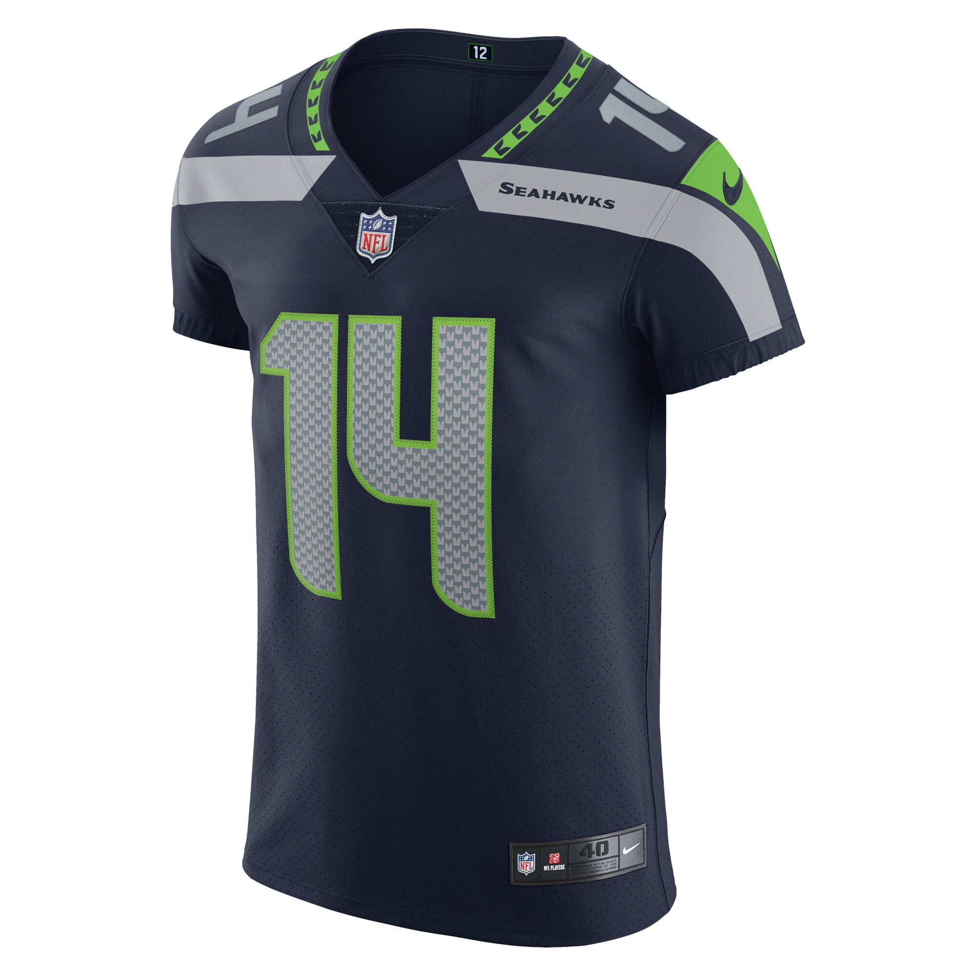 DK Metcalf Seattle Seahawks  Vapor Elite Player Jersey - College Navy