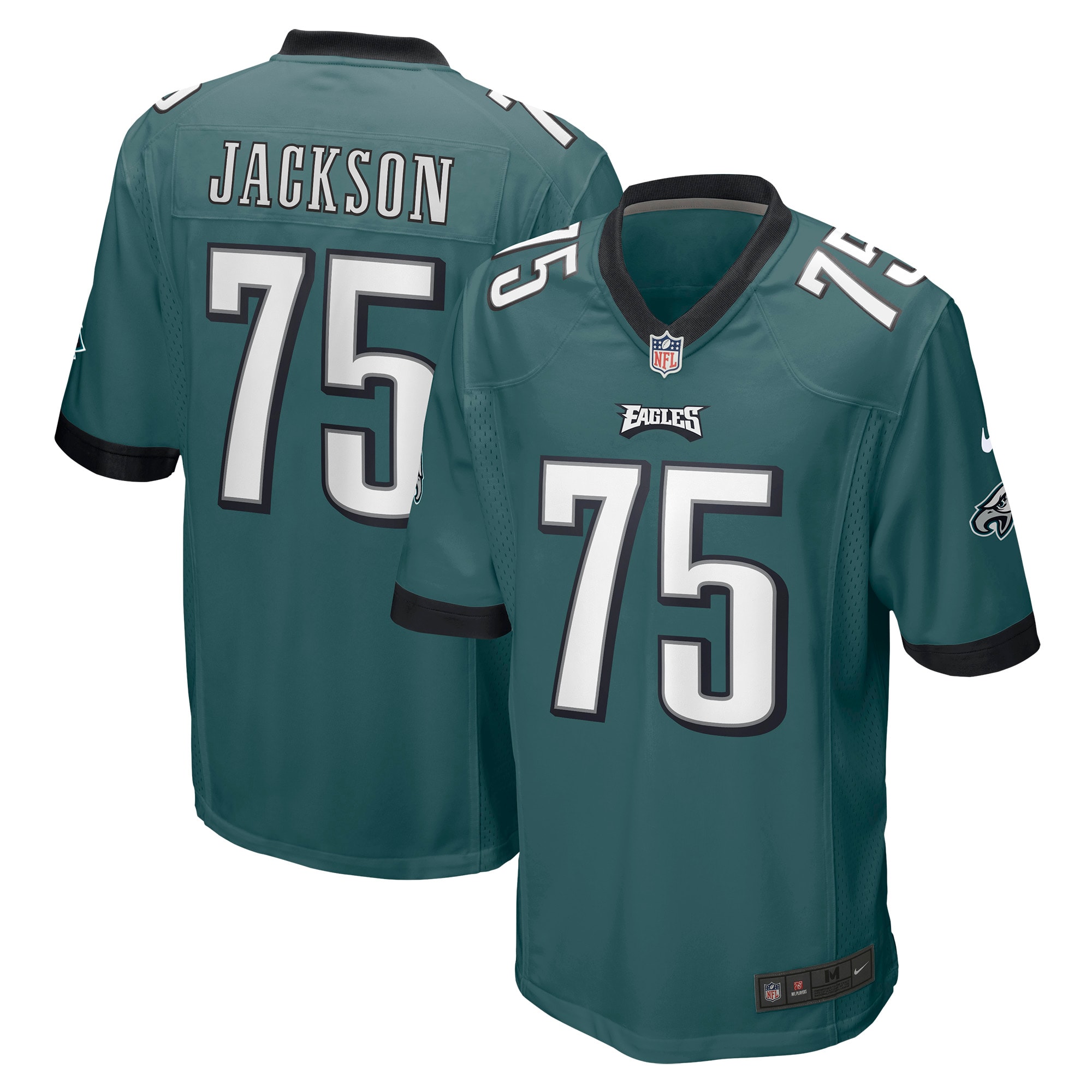 Tarron Jackson Philadelphia Eagles  Game Jersey - Midnight Green