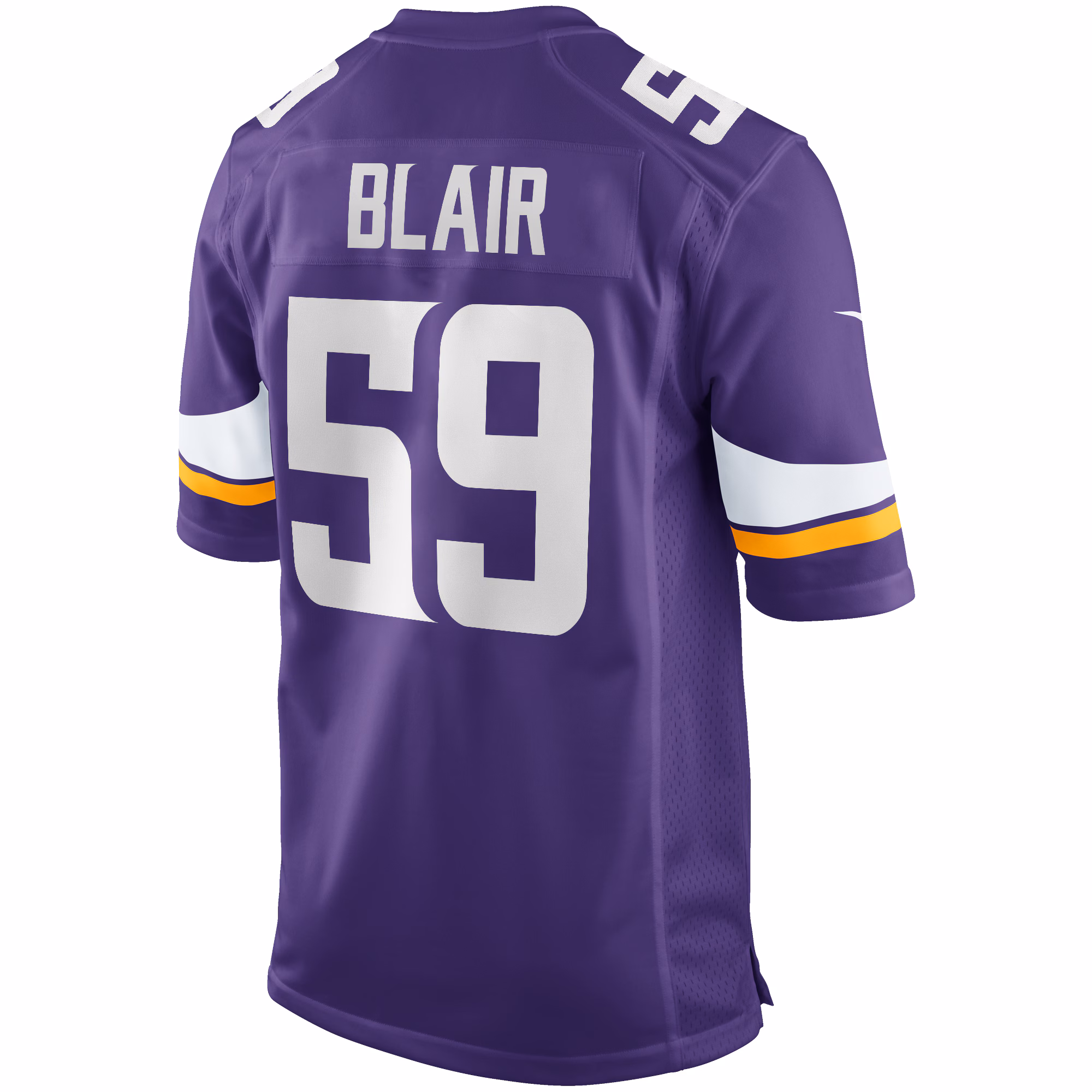 Matt Blair Minnesota Vikings Game Retired Player Jersey - Purple