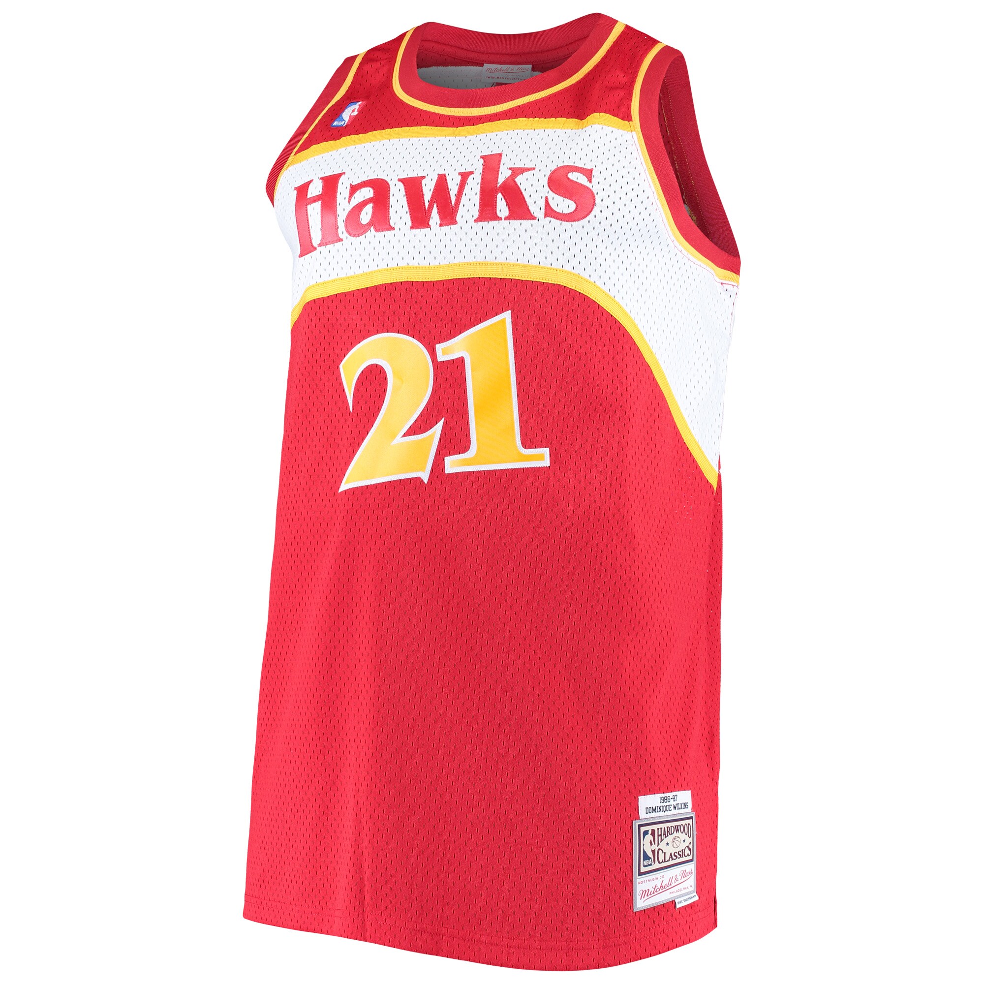 Dominique Wilkins Atlanta Hawks Mitchell & Ness Big & Tall Hardwood Classics Jersey - Red