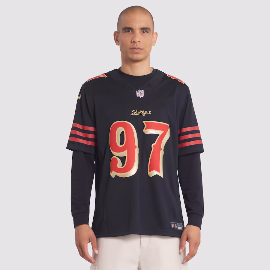 Nick Bosa #97 San Francisco 49ers 2025 Rivalries Collection Limited Jersey - Black