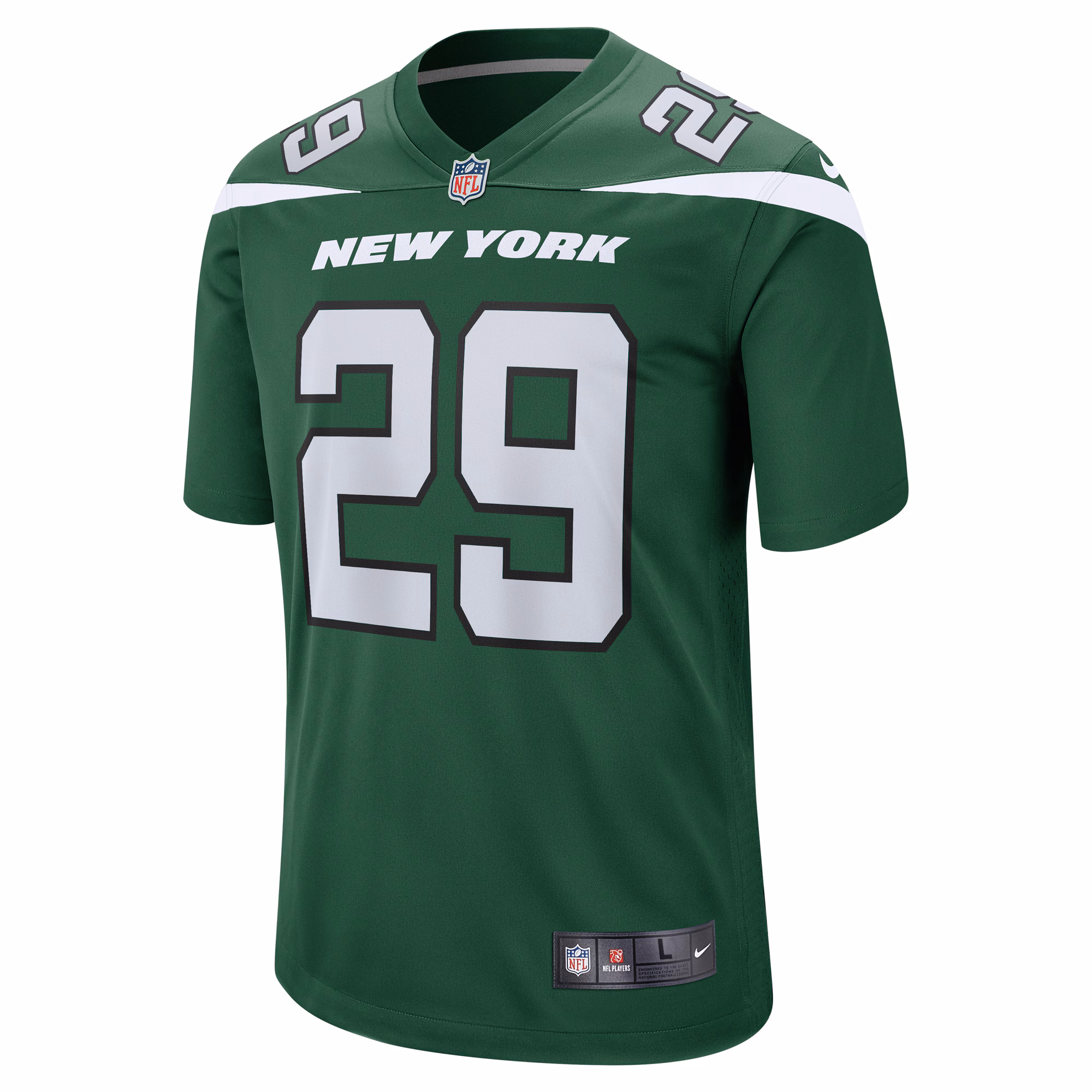 Jarrick Bernard Converse New York Jets  Game Jersey - Gotham Green