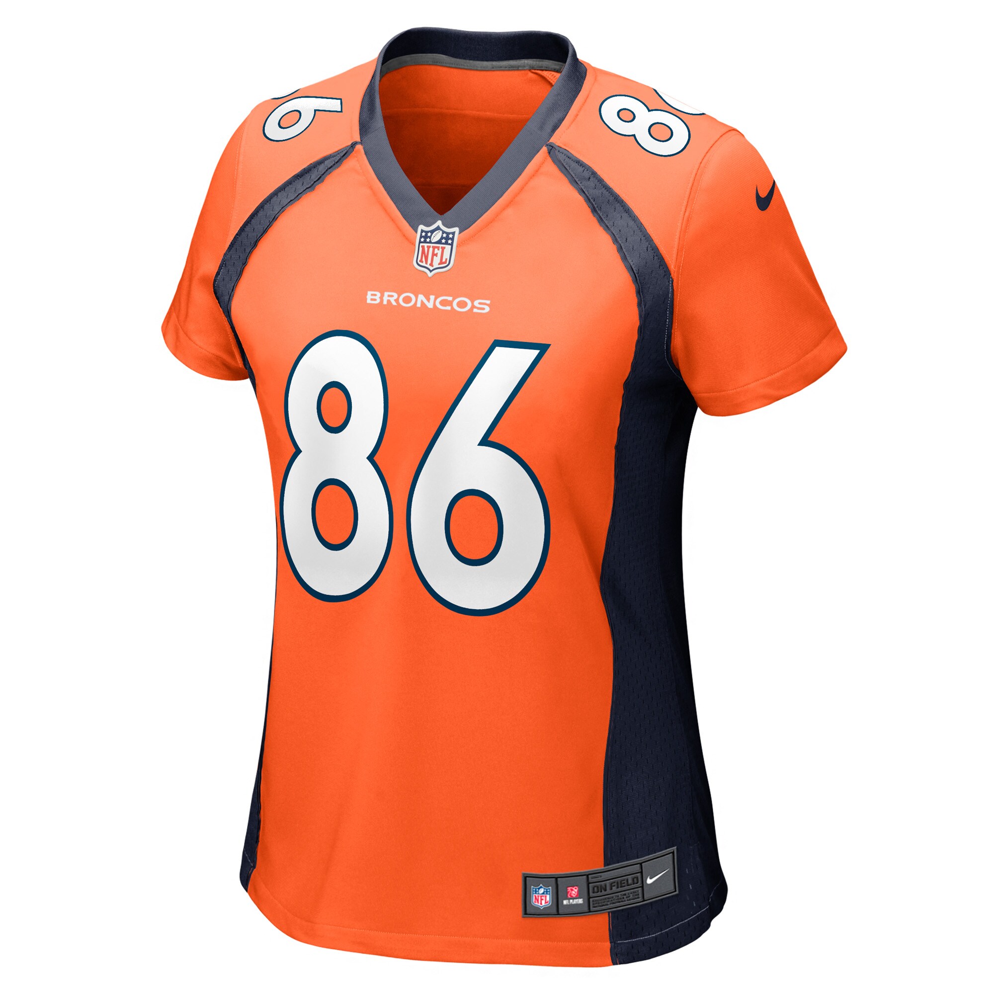 Vyncint Smith Denver Broncos  Women's Team Game Player Jersey - Orange