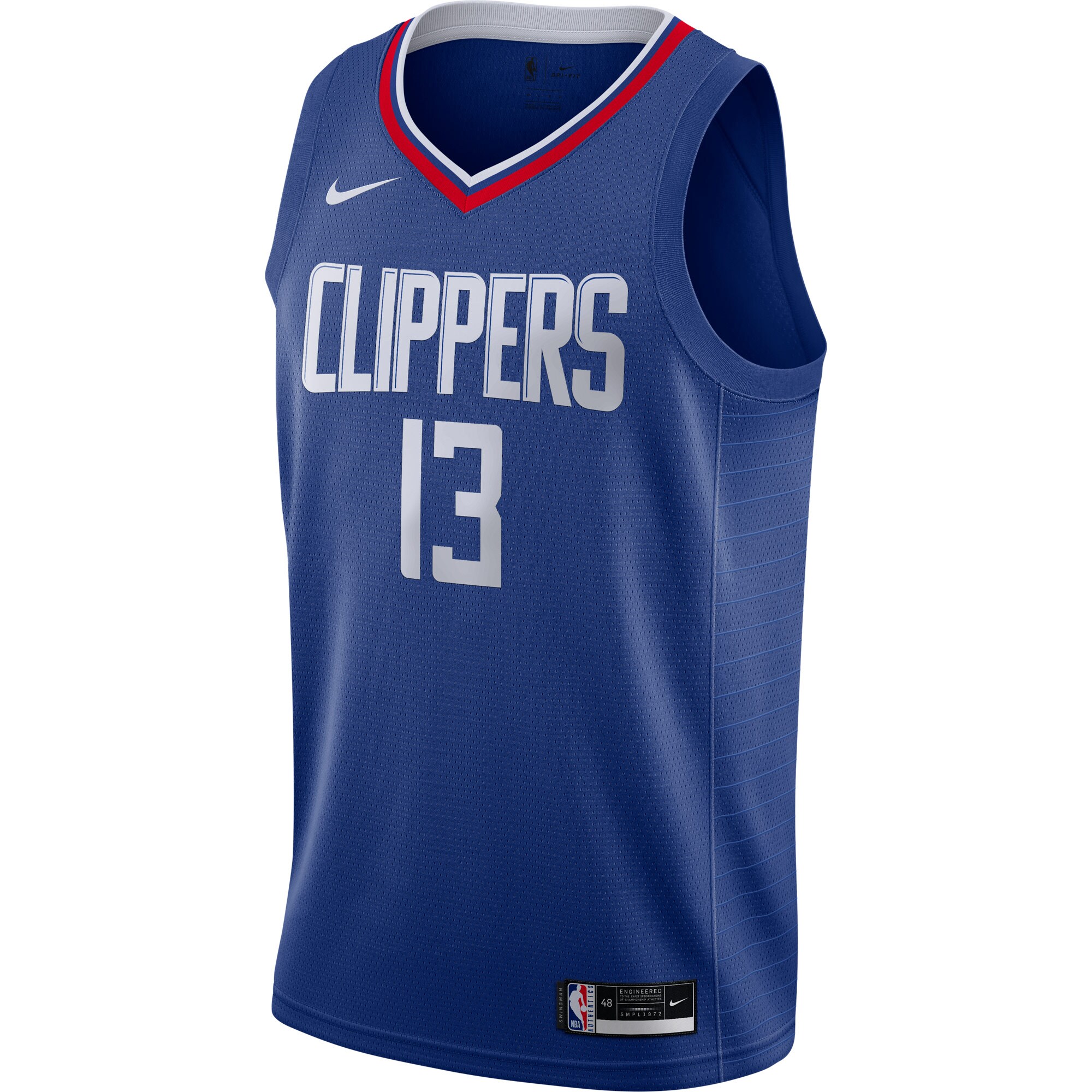 Paul George LA Clippers 2020/21 Swingman Jersey - Royal - Icon Edition