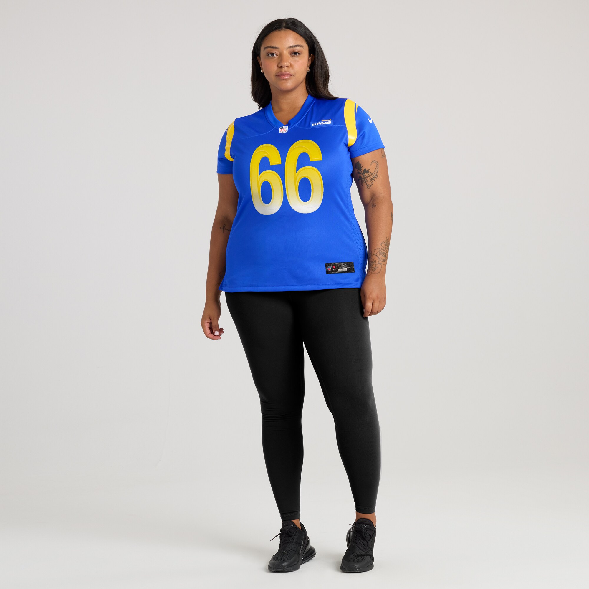KT Leveston Los Angeles Rams Women's  Game Jersey -  Royal