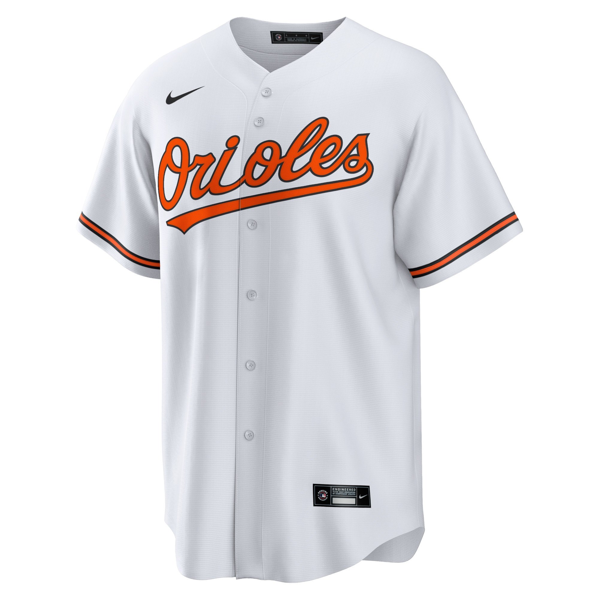 Men's Baltimore Orioles Cedric Mullins  White Replica Player Jersey