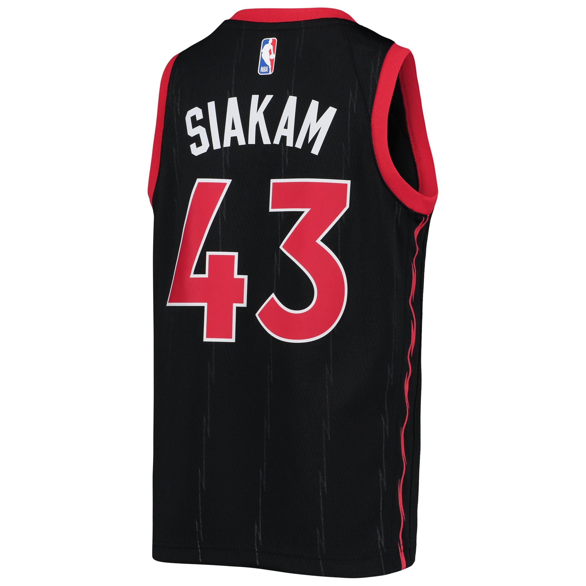 Pascal Siakam Toronto Raptors  Youth 2020/21 Swingman Jersey - Statement Edition - Black