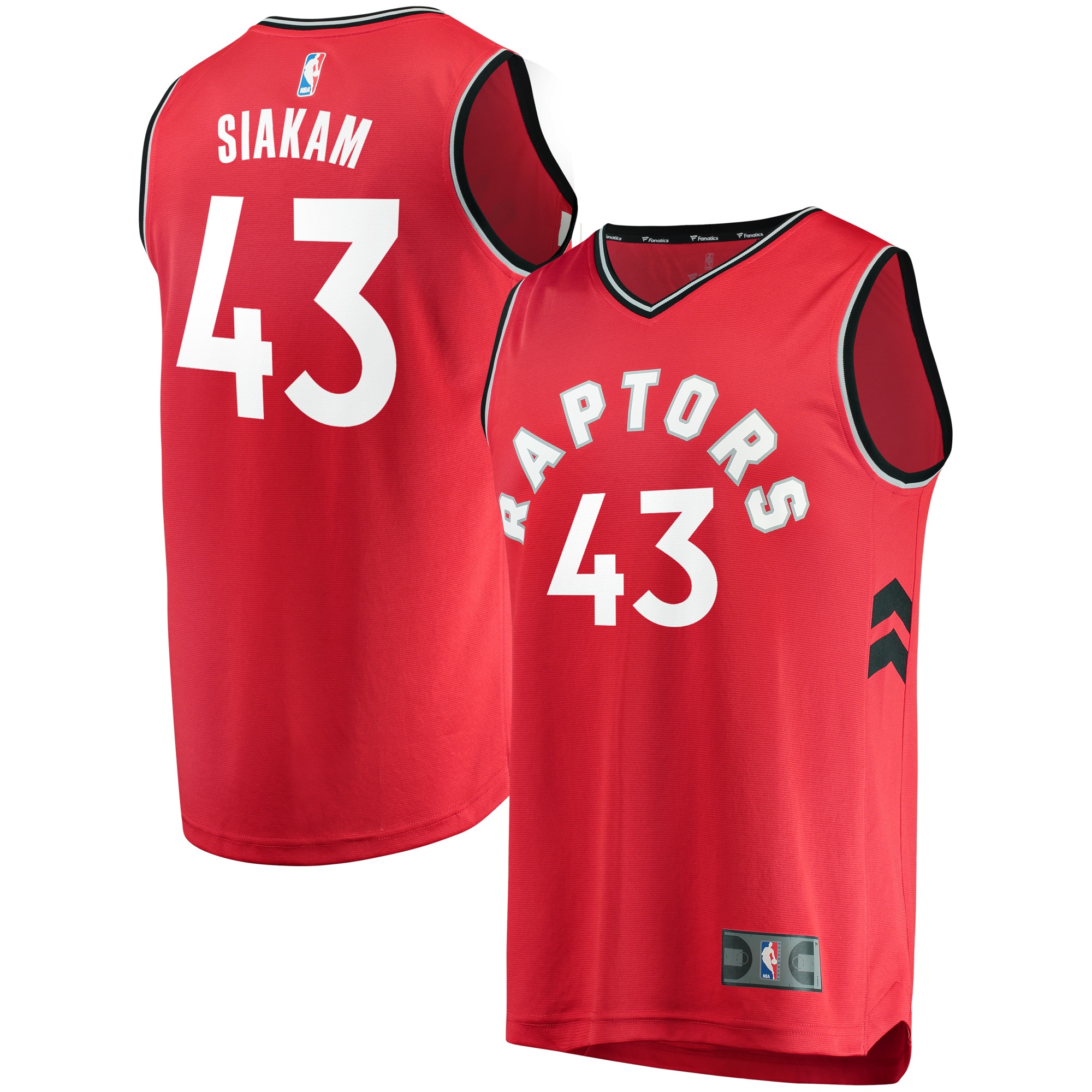 Pascal Siakam Toronto Raptors  Fast Break Player Jersey Red - Icon Edition