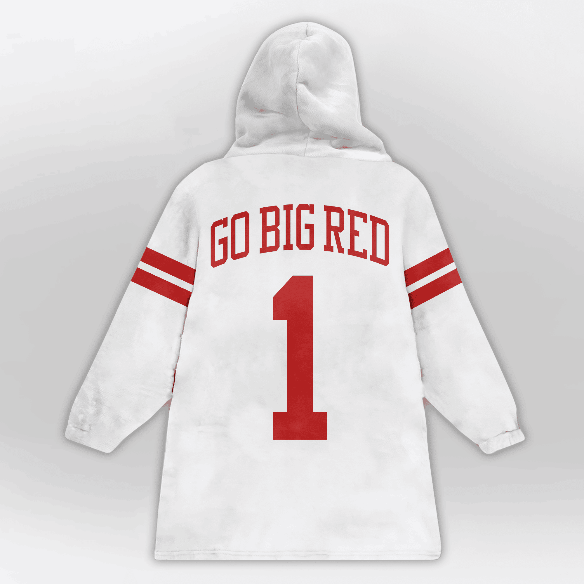 Kid 1 Nebraska Football Unisex Blanket Hoodie