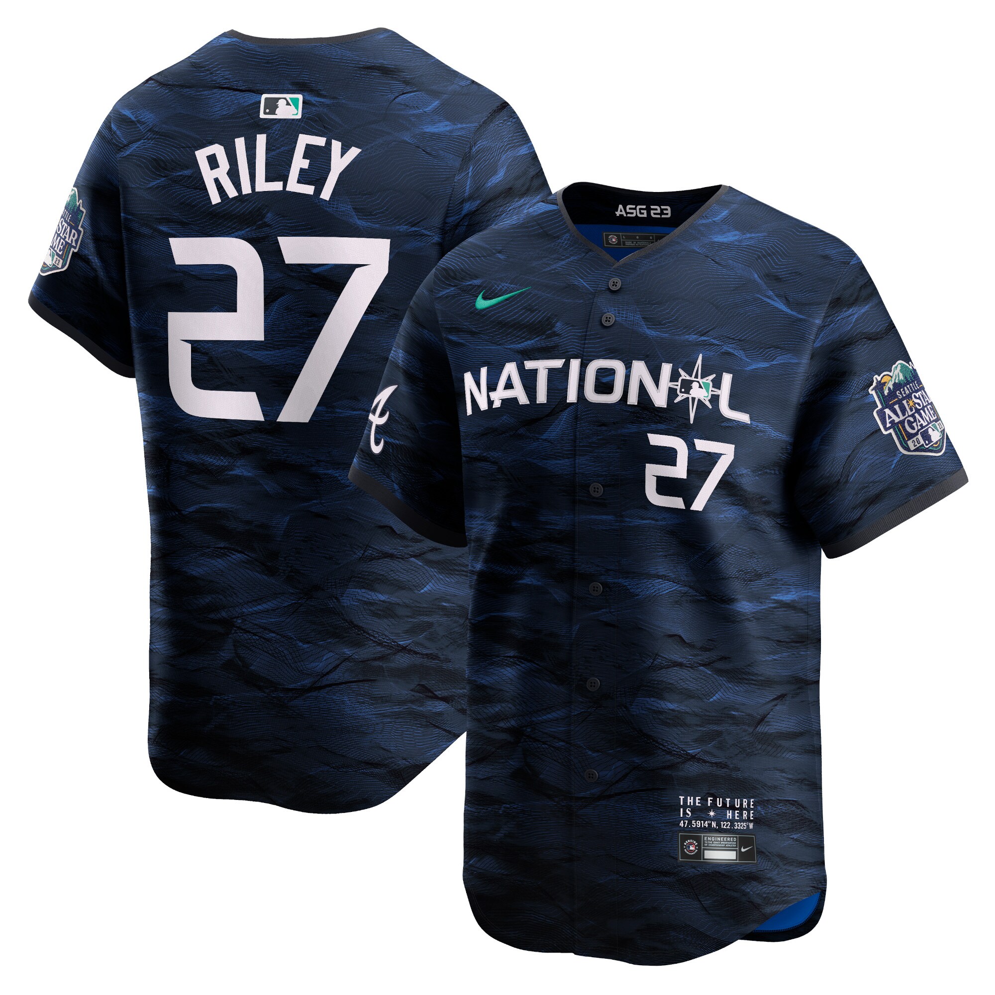 Austin Riley National League  2023 MLB All-Star Game Limited Player Jersey - Royal
