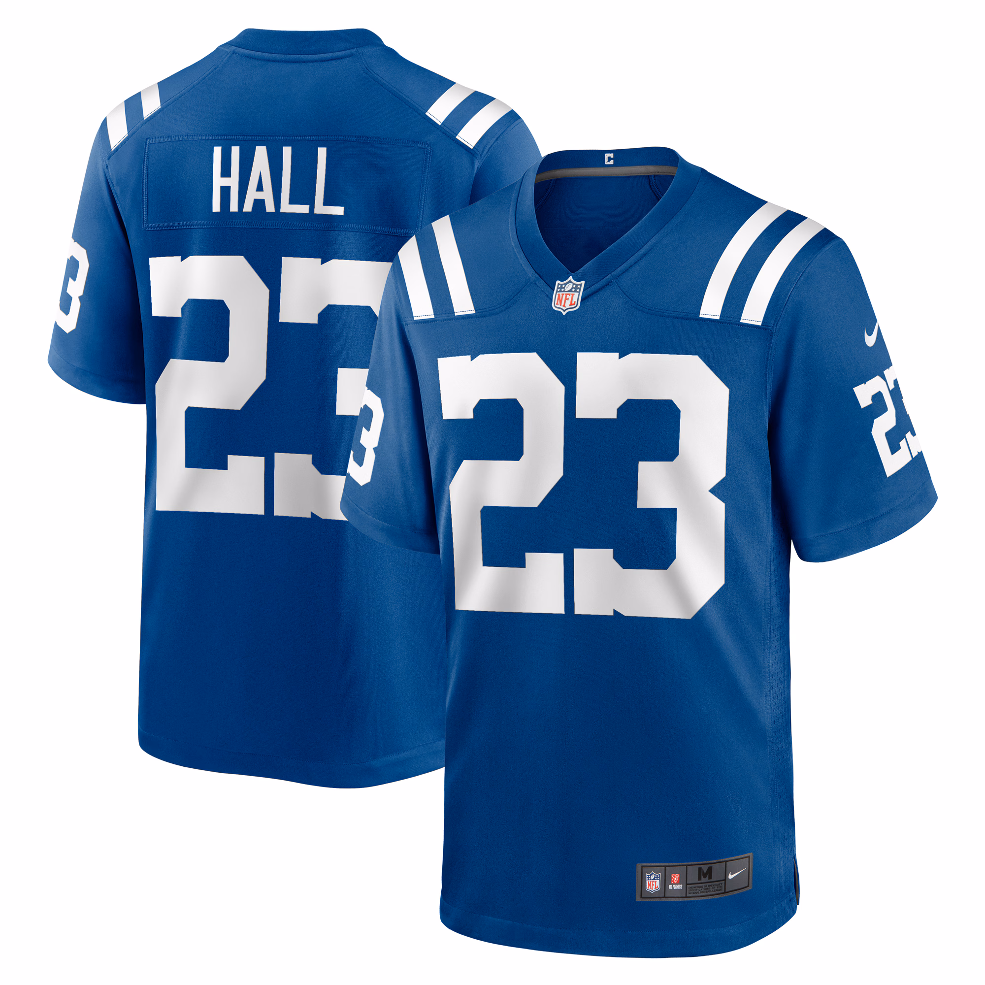 Darren Hall Indianapolis Colts Team Game Jersey -  Royal