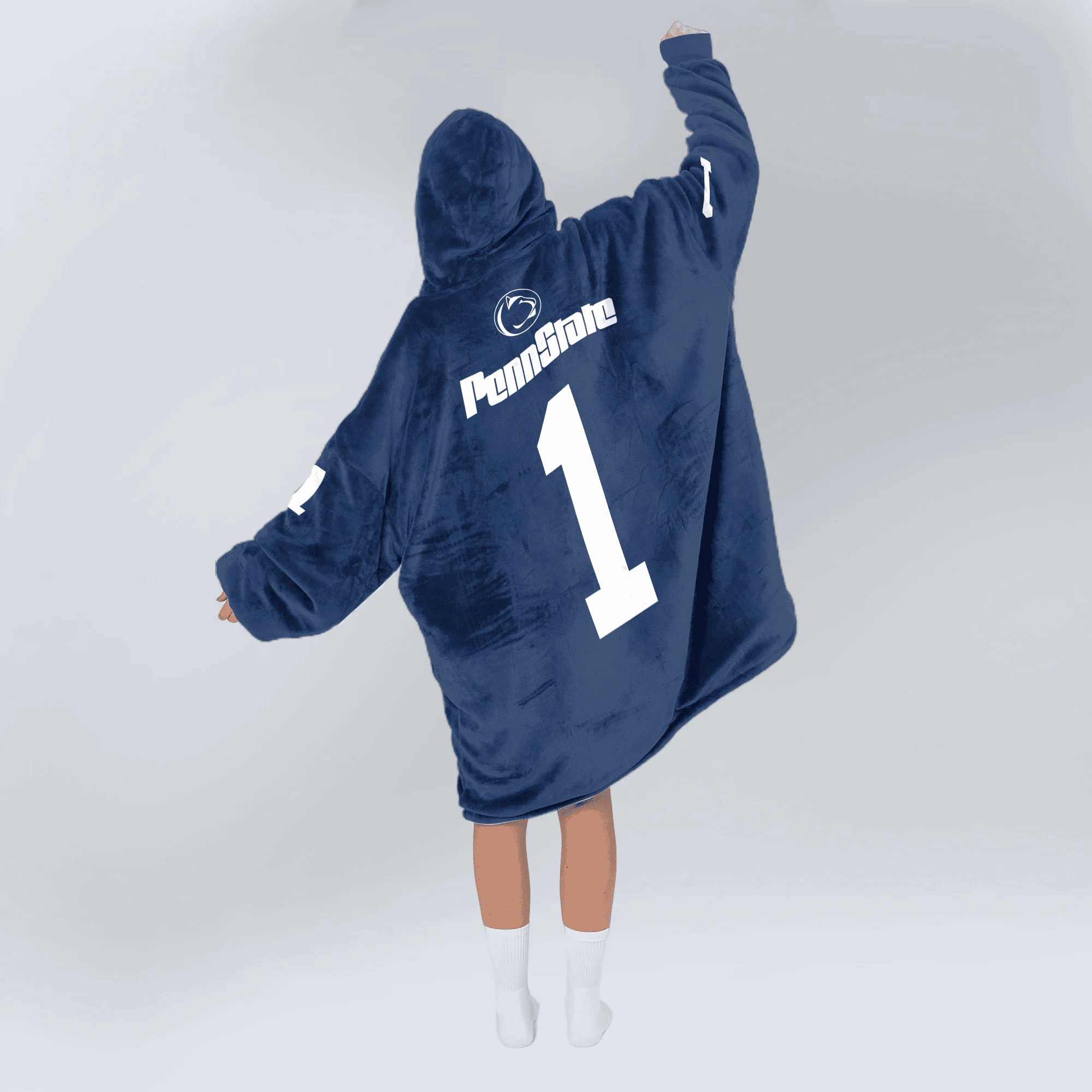Adult 1 Penn State Football Unisex Blanket Hoodie