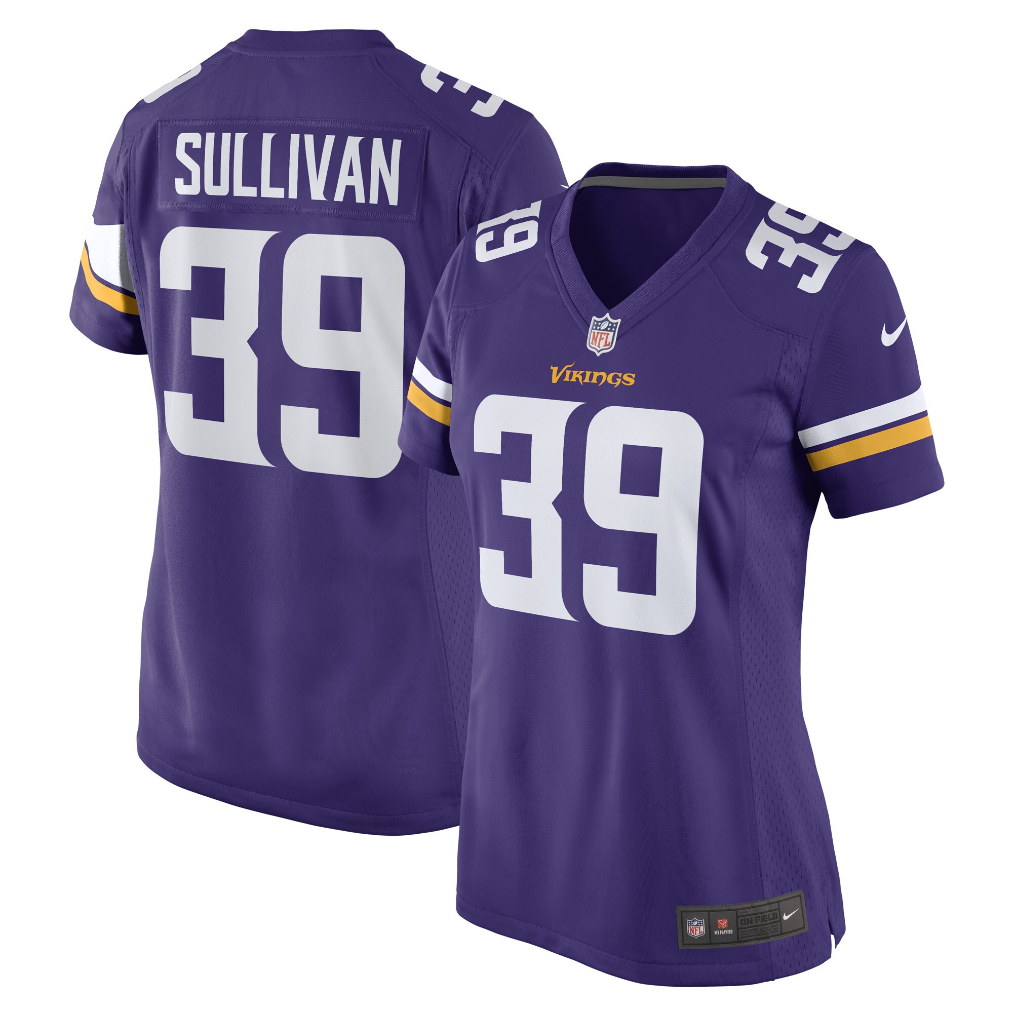 Chandon Sullivan Minnesota Vikings  Women's Game Player Jersey - Purple