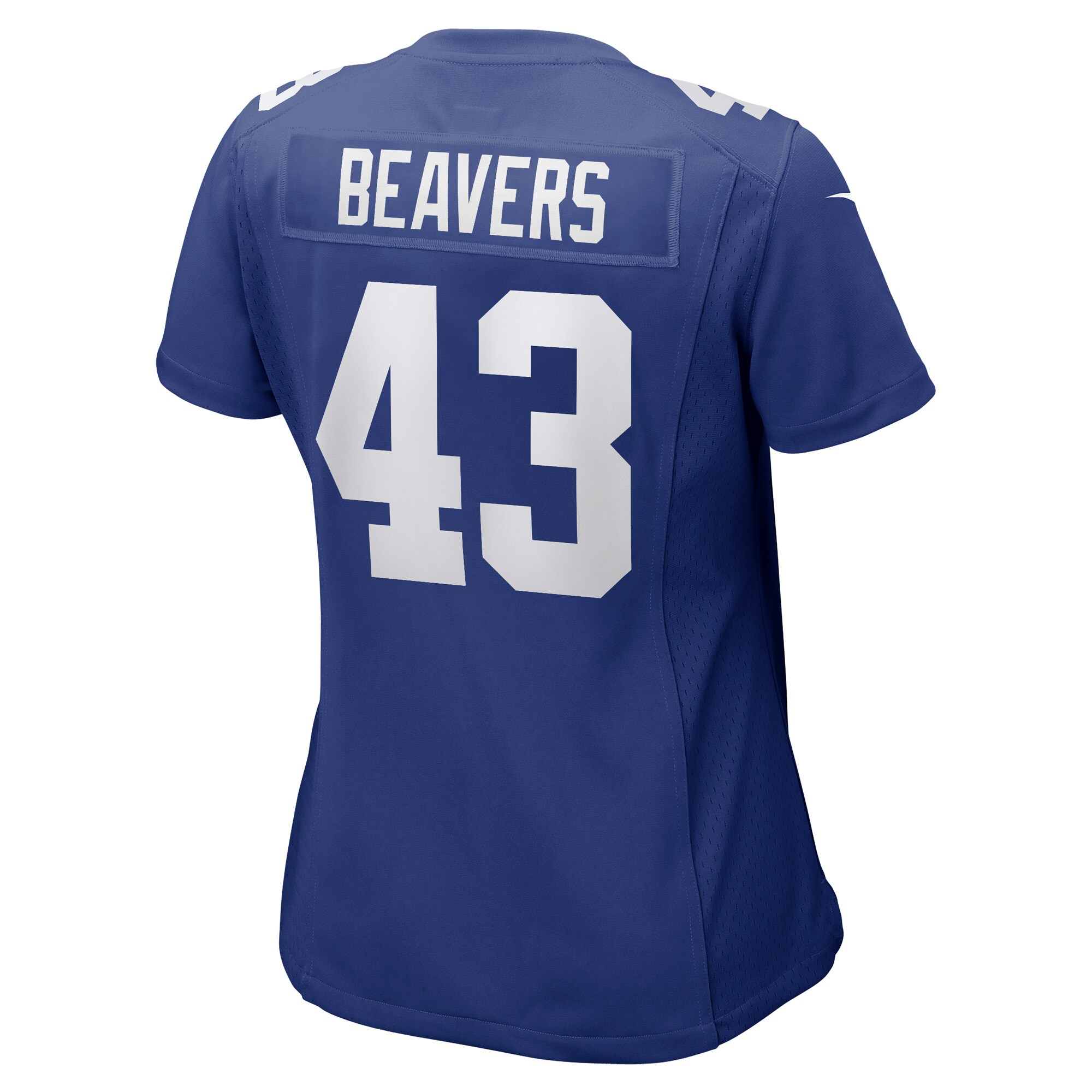 Darrian Beavers New York Giants  Women's Game Player Jersey - Royal