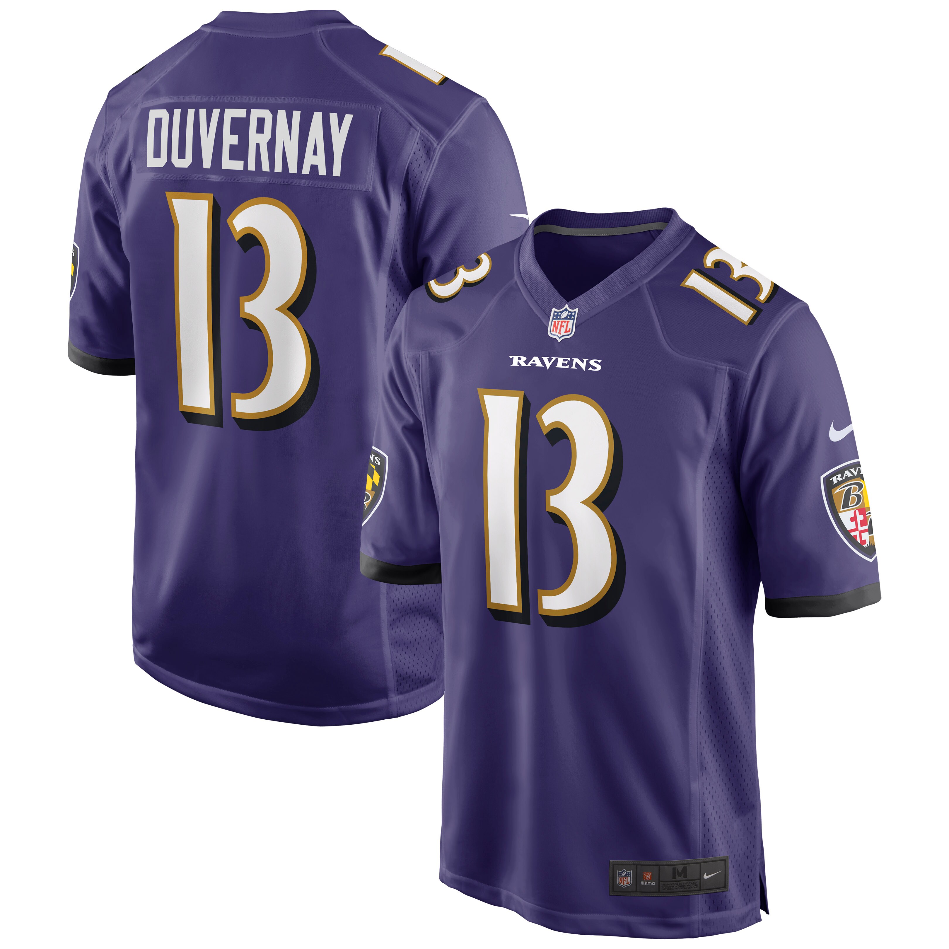 Devin Duvernay Baltimore Ravens  Game Jersey - Purple