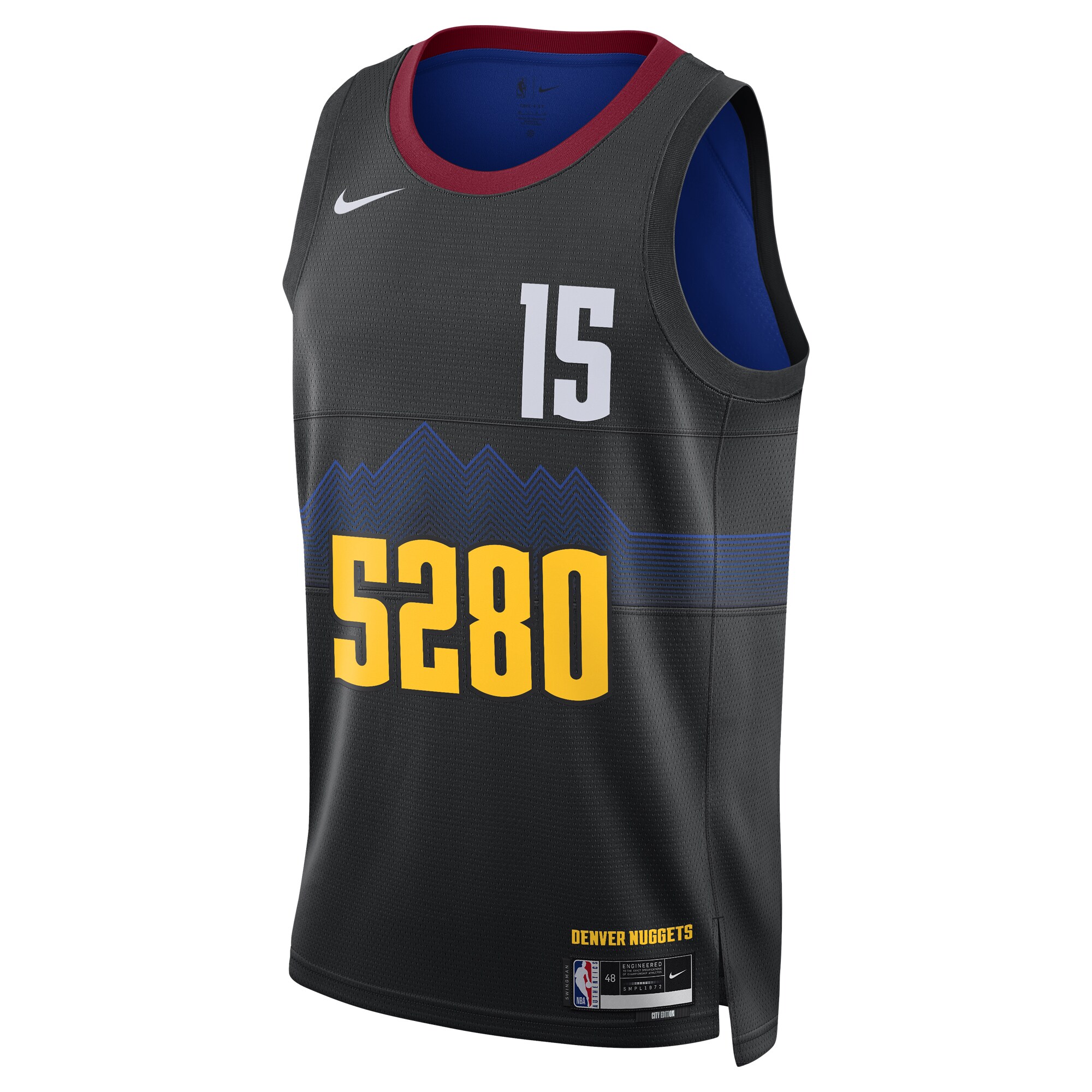 Unisex Denver Nuggets Nikola Jokic  Black 2023/24 Swingman Jersey - City Edition
