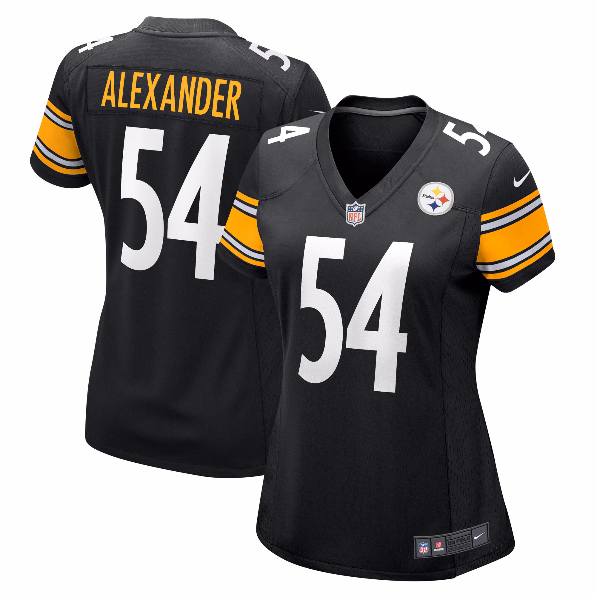 Kwon Alexander Pittsburgh Steelers Women's  Game Jersey -  Black