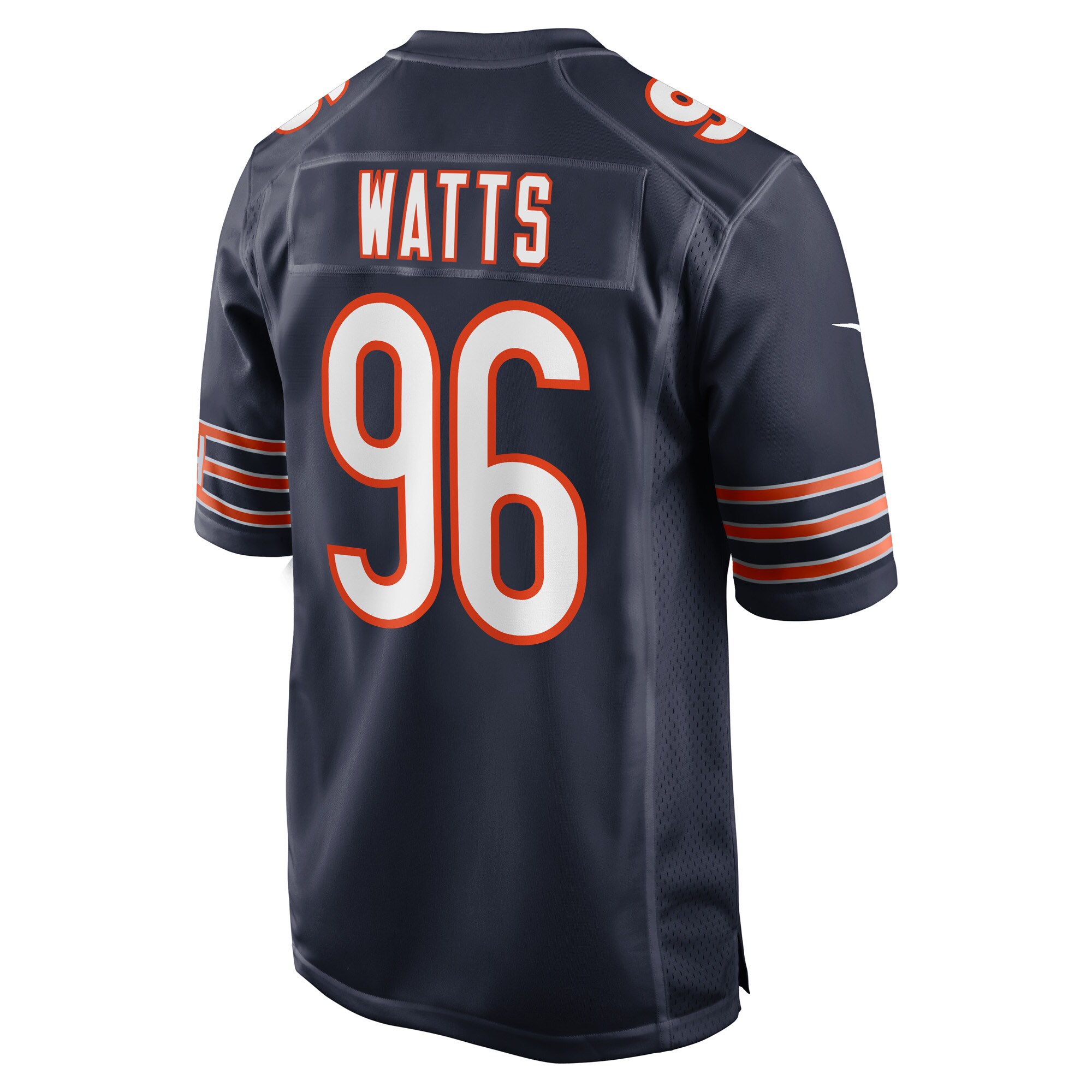 Armon Watts Chicago Bears  Game Player Jersey - Navy