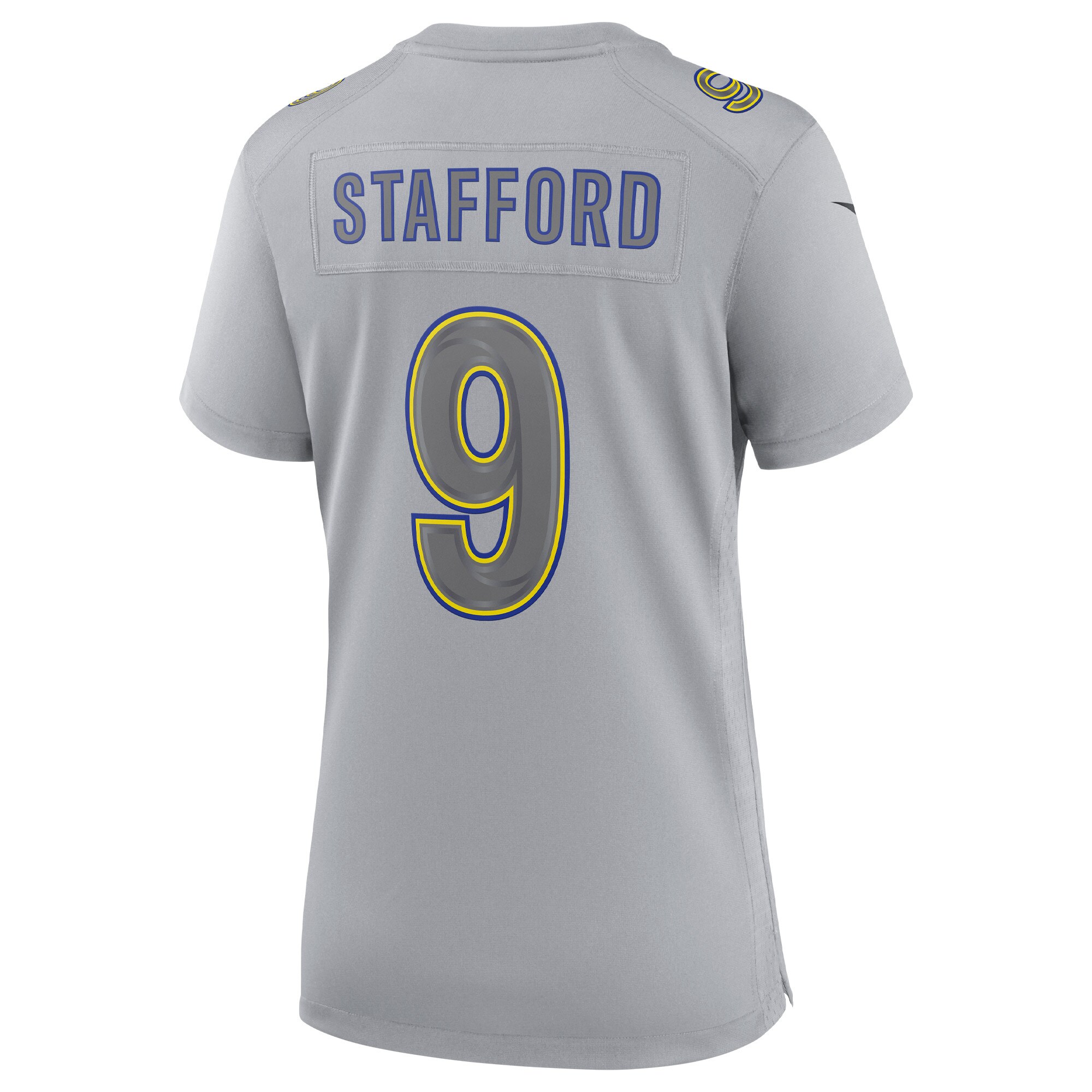 Matthew Stafford Los Angeles Rams Women's Atmosphere Fashion Game Jersey - Gray