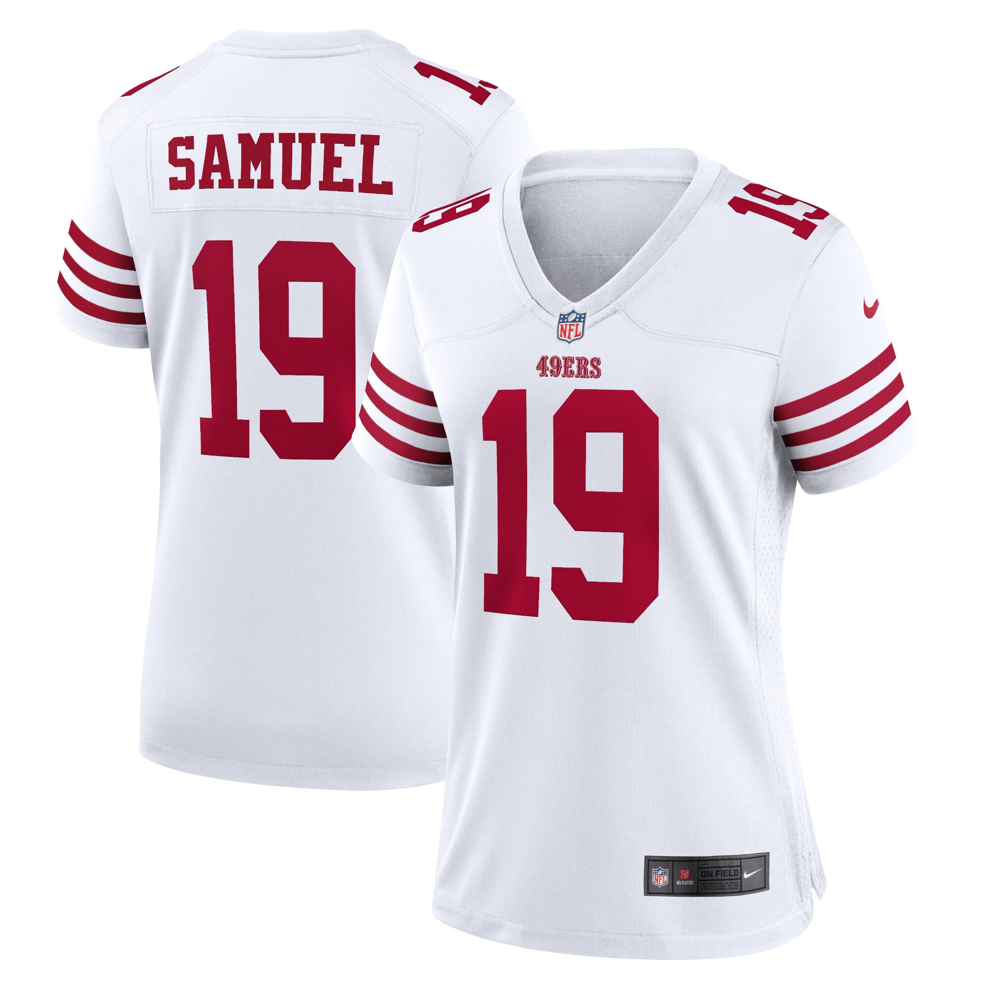 Deebo Samuel San Francisco 49ers  Women's Player Game Jersey - White