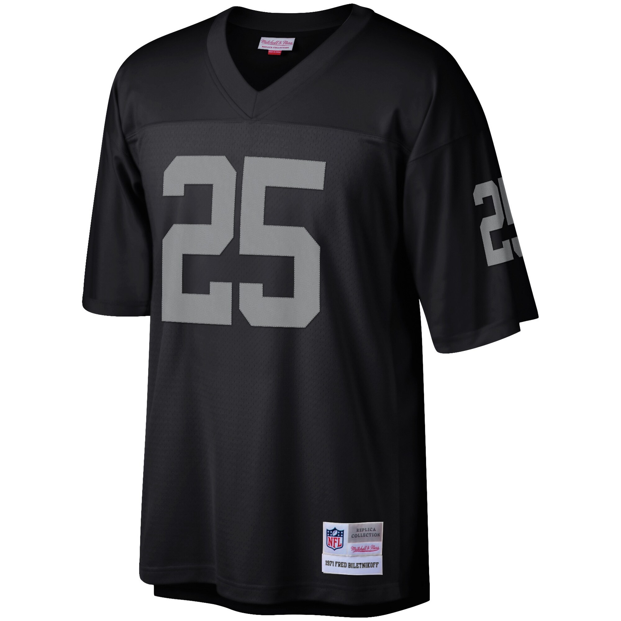 Fred Biletnikoff Las Vegas Raiders  Retired Player Legacy Replica Jersey - Black