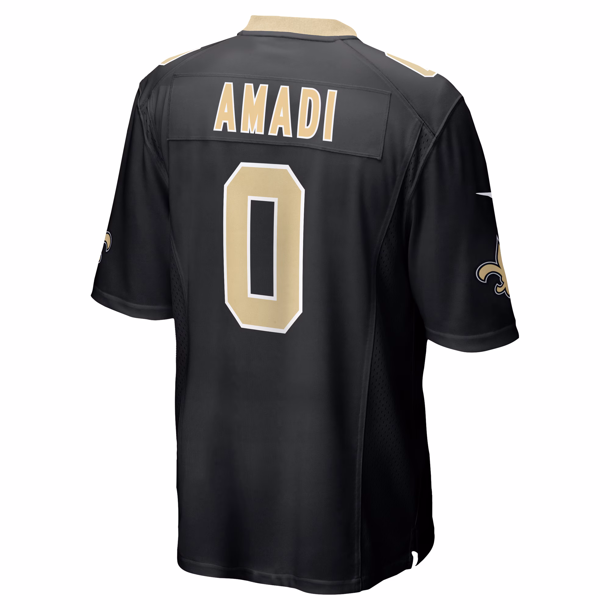Ugo Amadi New Orleans Saints Team Game Jersey -  Black
