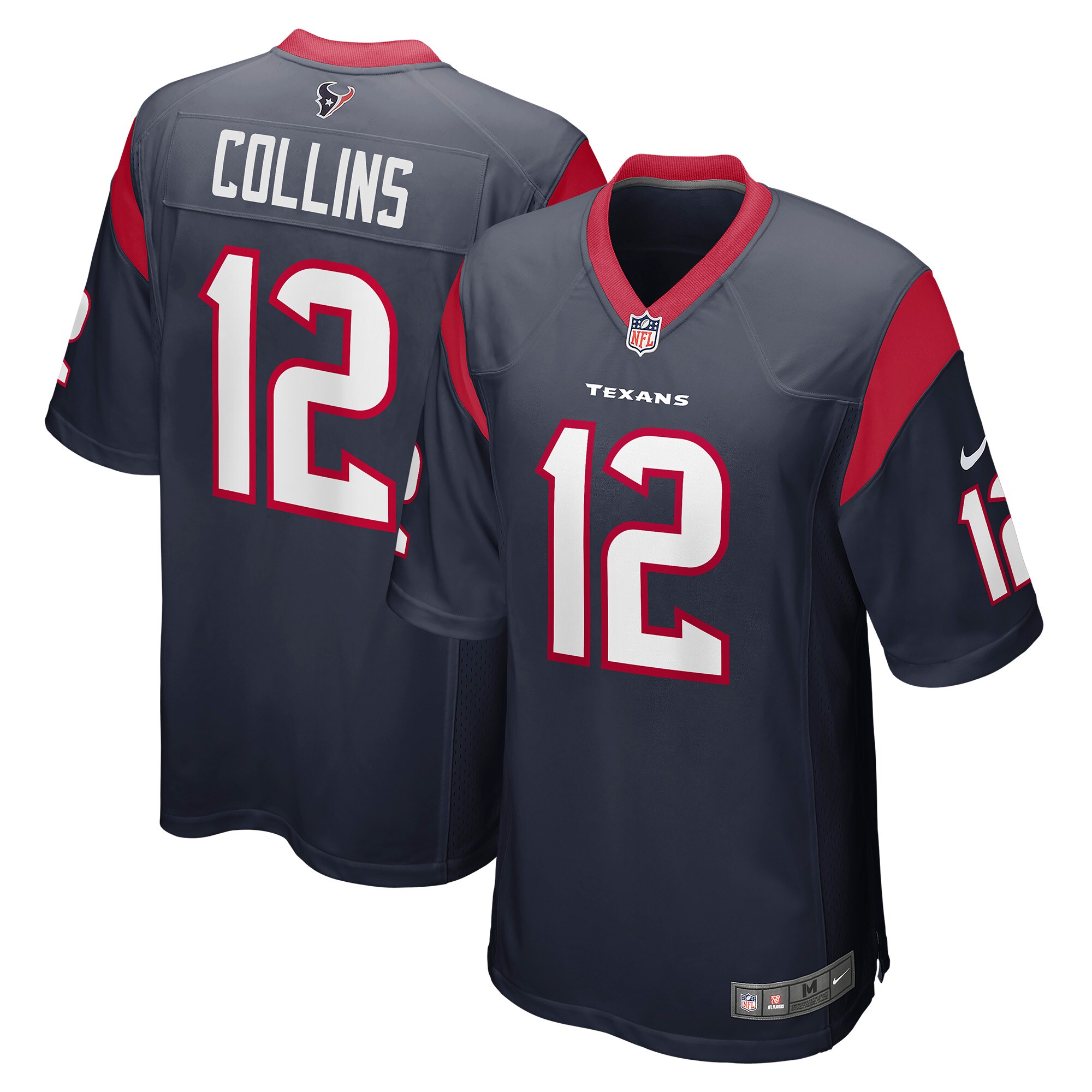 Nico Collins Houston Texans  Game Jersey - Navy
