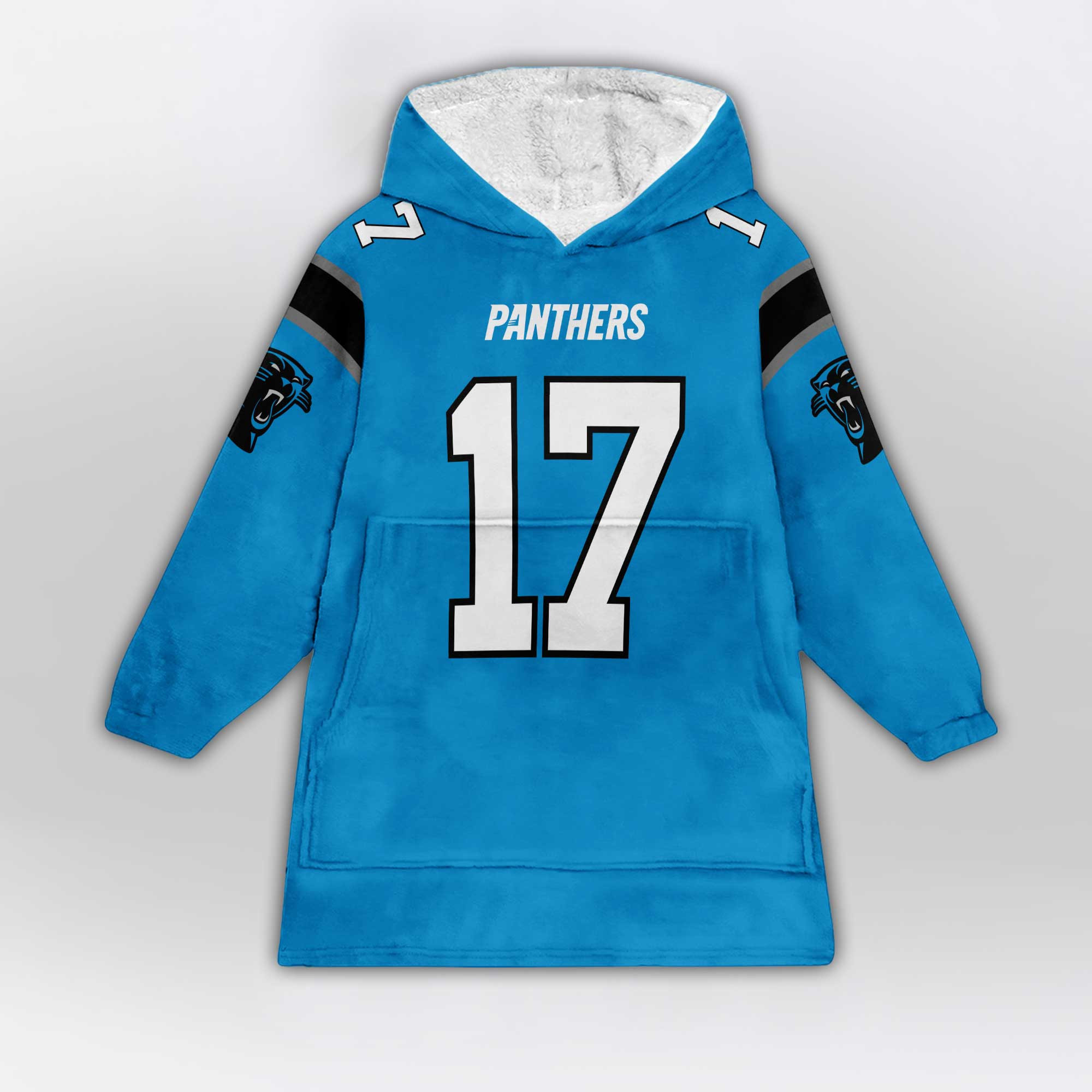 Kid 17 Carolina Football Unisex Blanket Hoodie