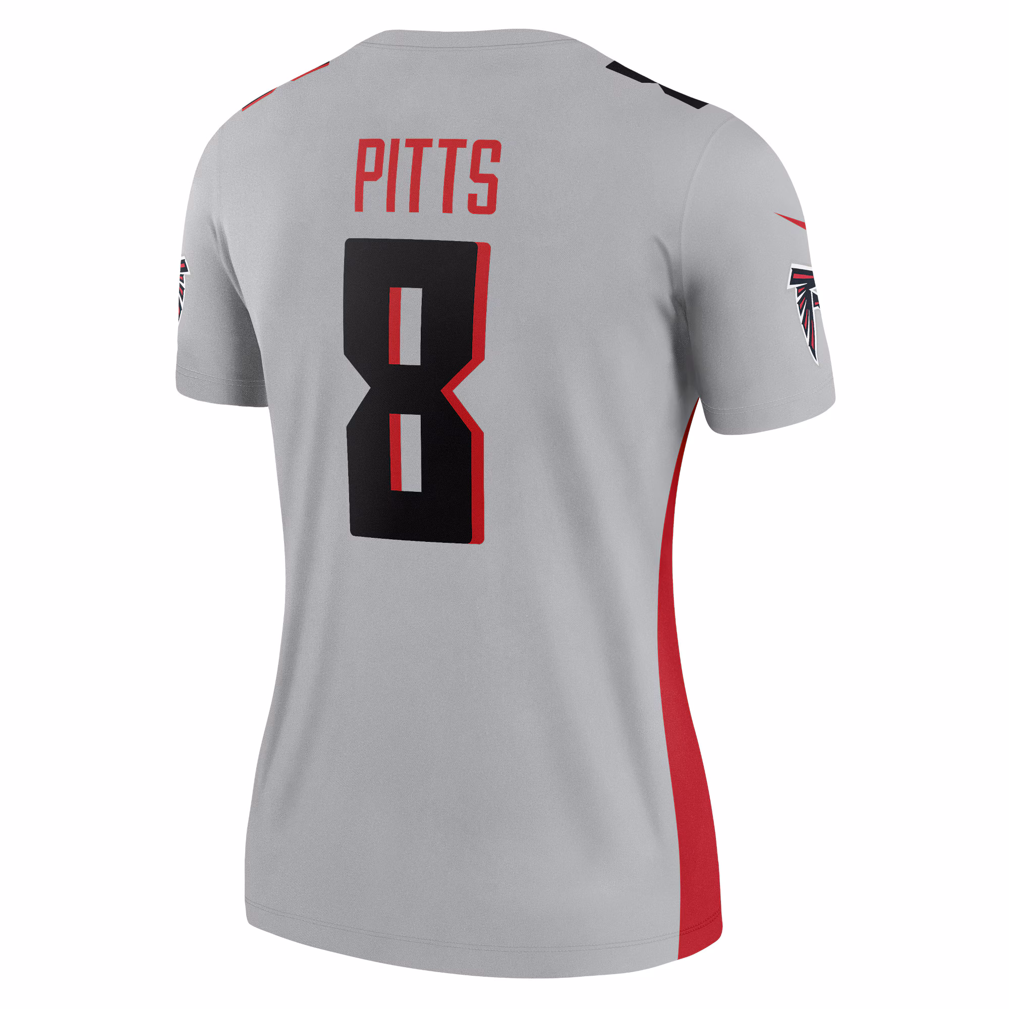 Kyle Pitts Atlanta Falcons Women's Inverted Legend Jersey - Gray