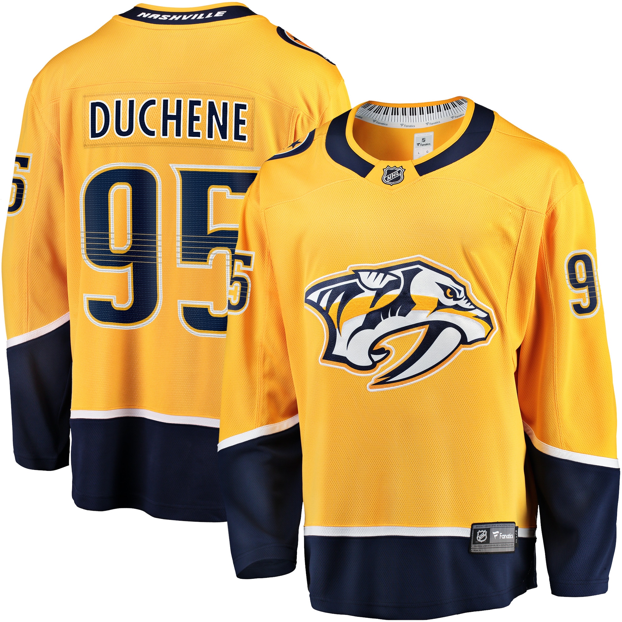 Matt Duchene Nashville Predators Home Premier Breakaway Player Jersey - Gold