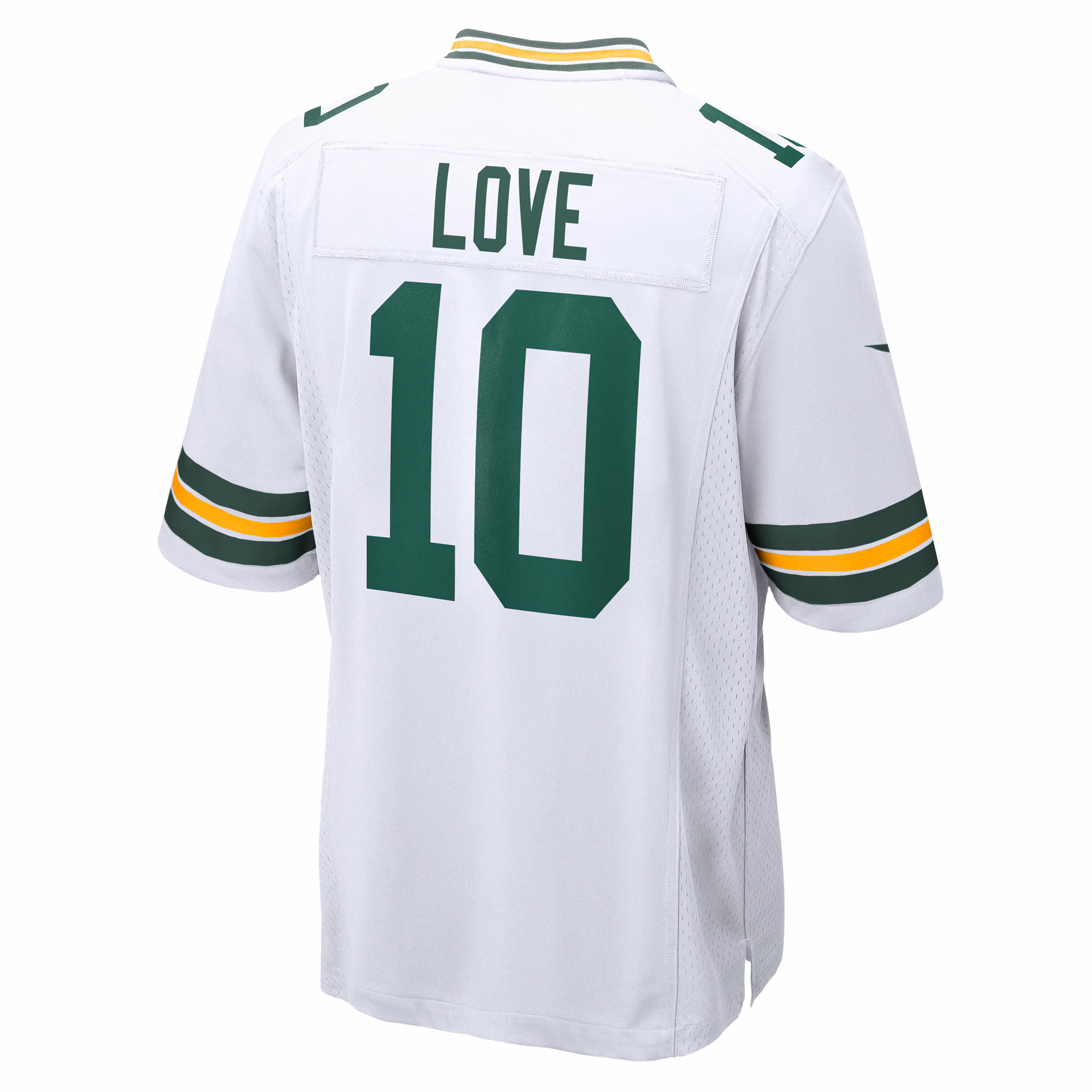 Love Green Bay Packers  Game Jersey - White