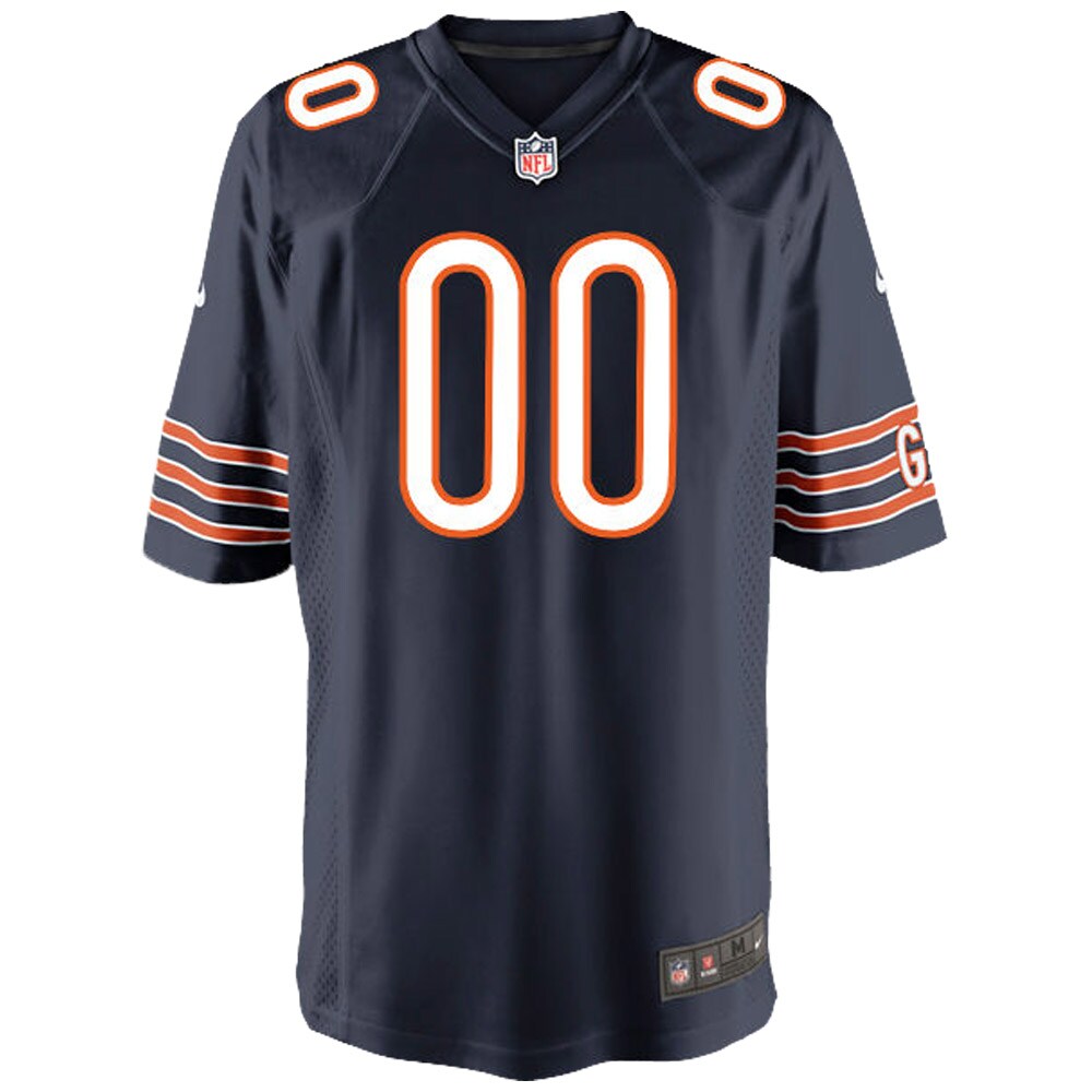 Chicago Bears  Youth Custom Game Jersey - Navy