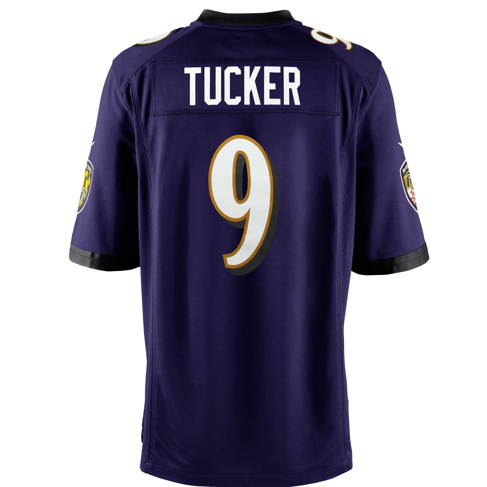 Justin Tucker Baltimore Ravens Youth Game Jersey - Purple