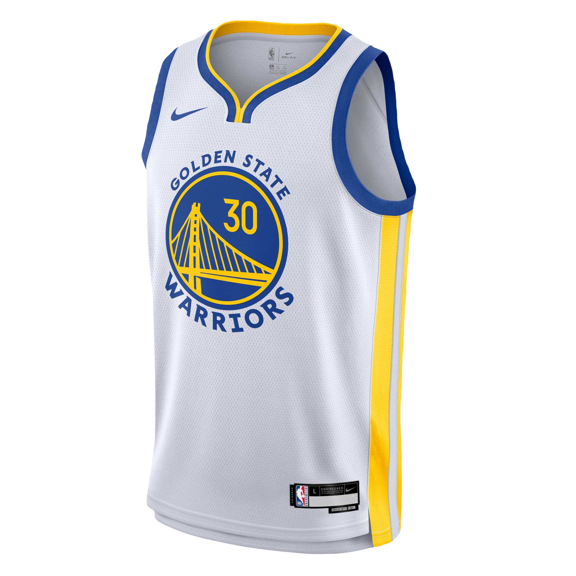 Stephen Curry Golden State Warriors Youth Swingman Jersey - Association Edition - White