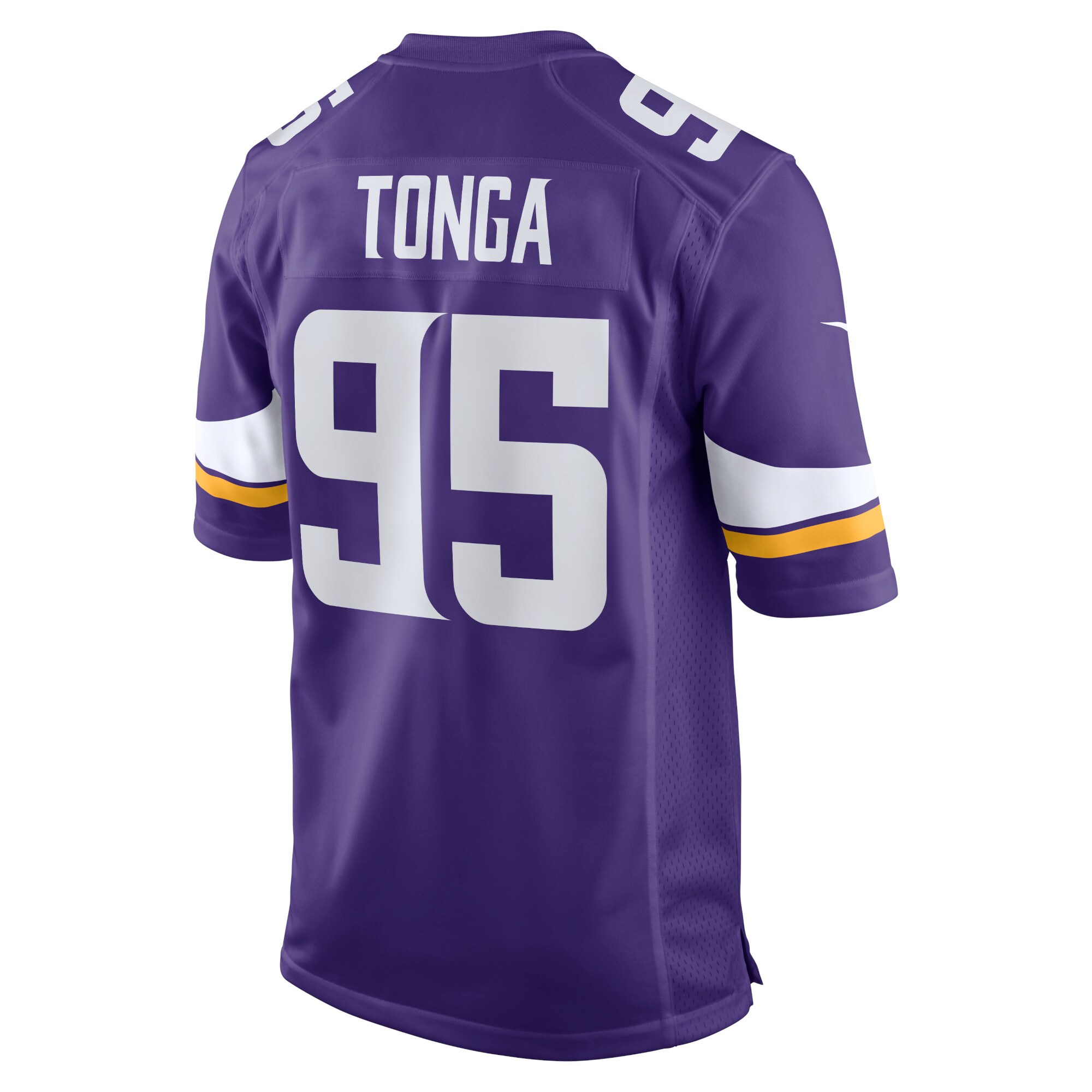 Khyiris Tonga Minnesota Vikings  Home Game Player Jersey - Purple