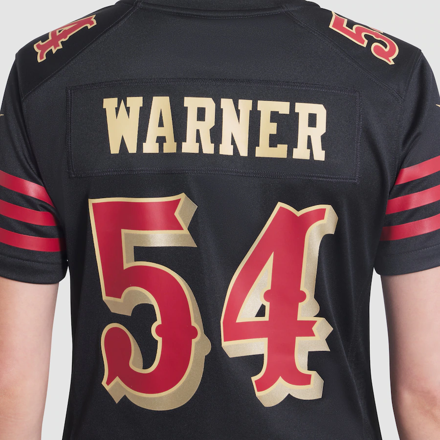 Fred Warner #54 San Francisco 49ers Women's 2025 Rivalries Collection Game Jersey - Black